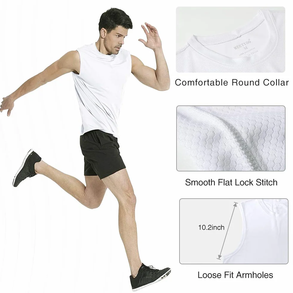 Debardeur Homme Manches Maillot Running Tee Shirt Sports Jogging Musculation Vest