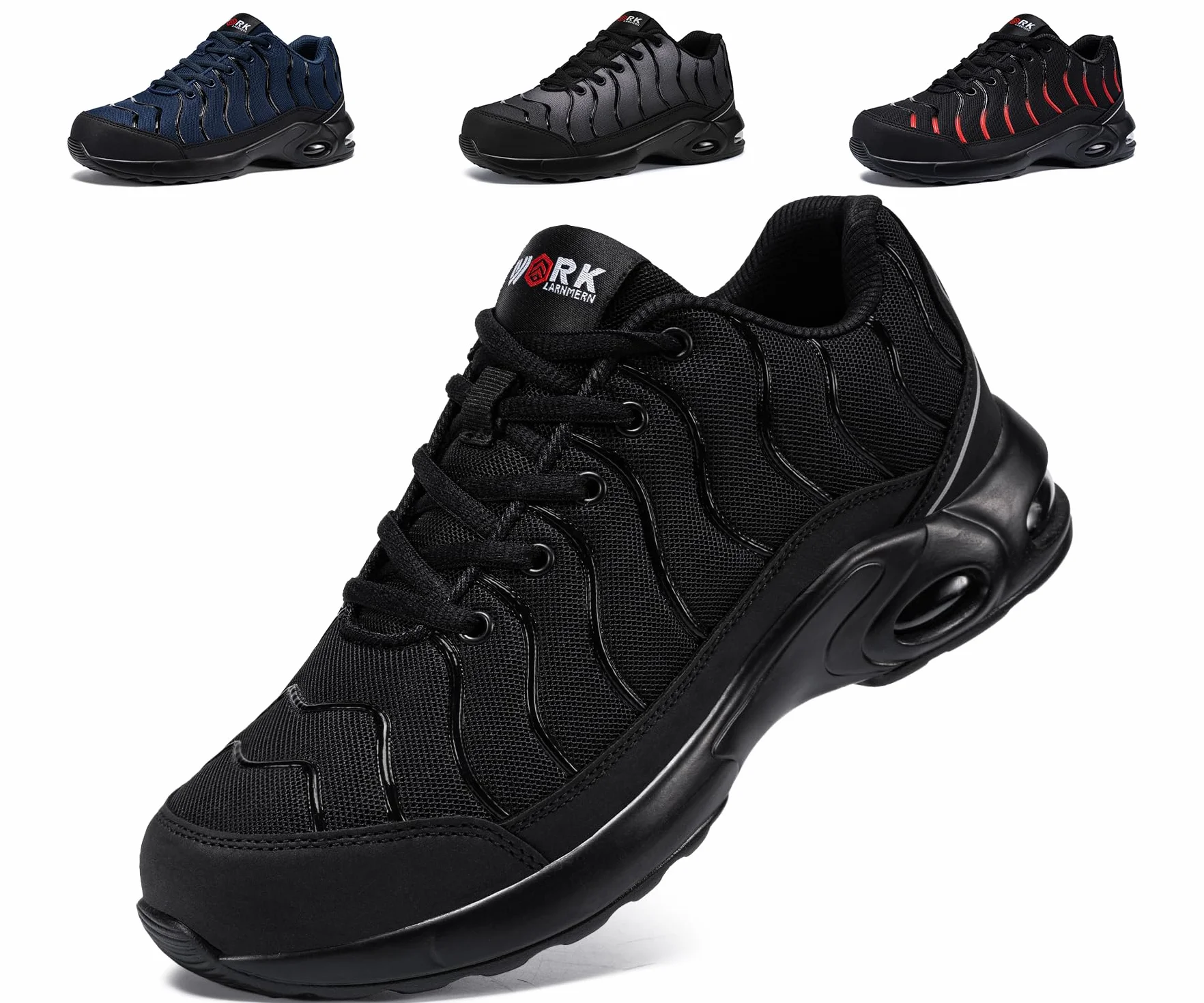 LARNMERN Chaussures de Sécurité Hommes Femmes Basket Anti-Perforation Embout en Acier Taile 35-51EU