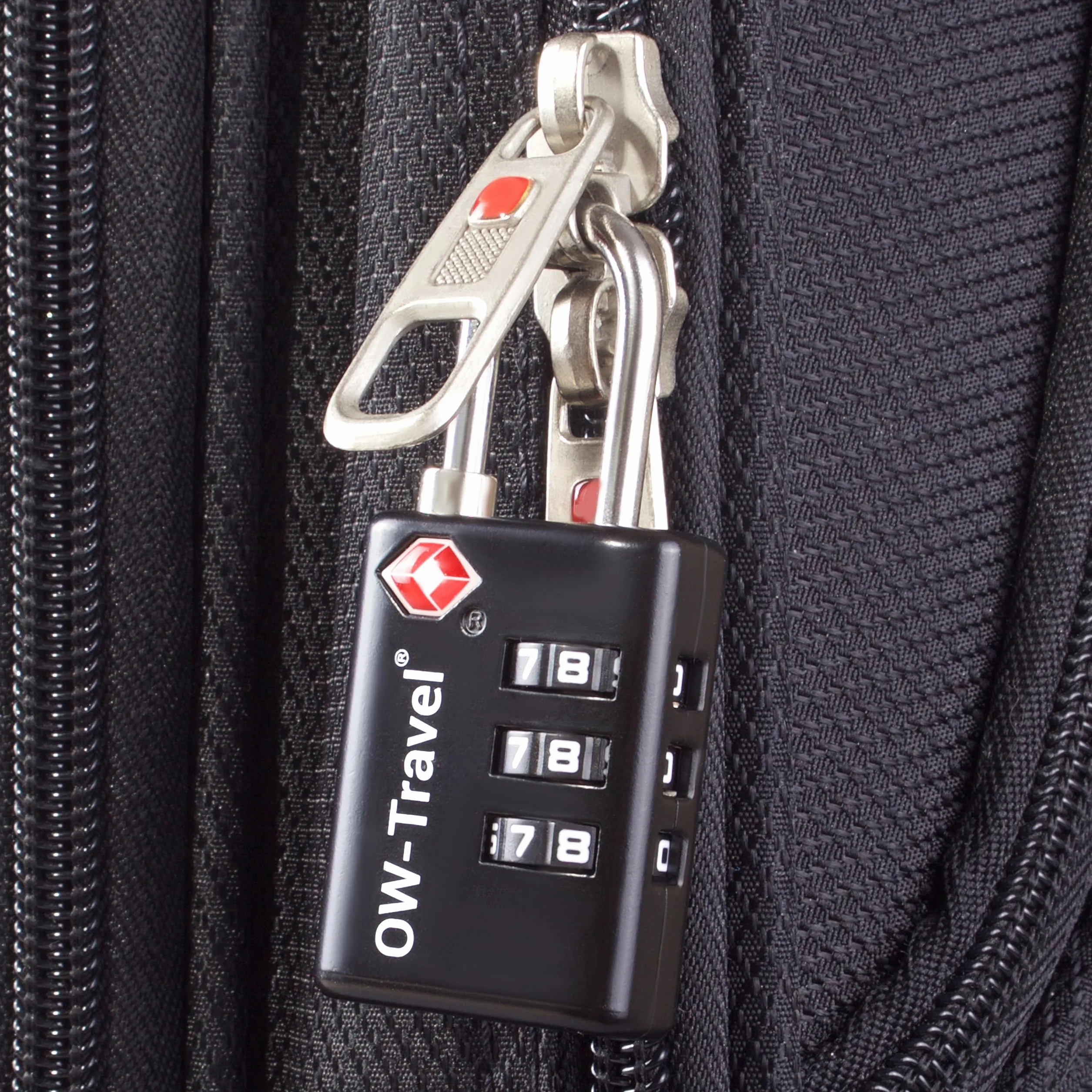 Cadenas TSA pour Valise avec Indicateur d'Ouverture, Code 3 Chiffres Antivol Bagages Avion