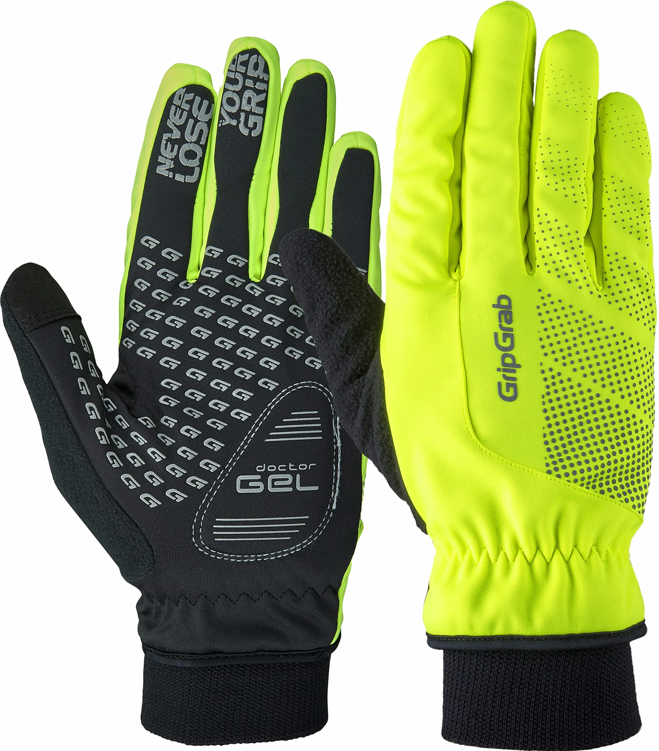 GripGrab Gants de Cyclisme Hiver Coupe-Vent Ride Thermiques Rembourrés Antidérapants
