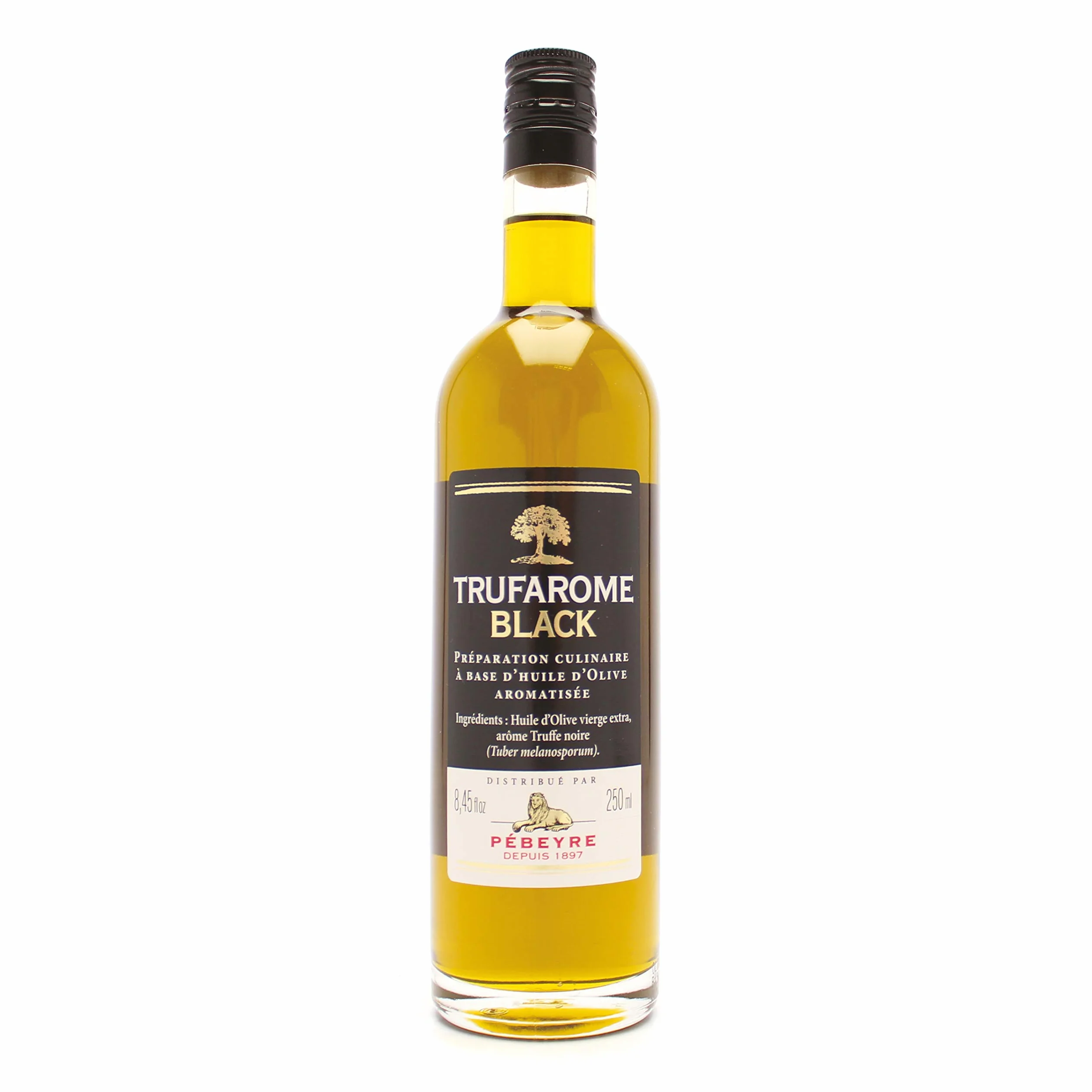 TRUFAROME Préparation à Base d'Huile d'Olive Aromatisée à la Truffe Noire 25 cl