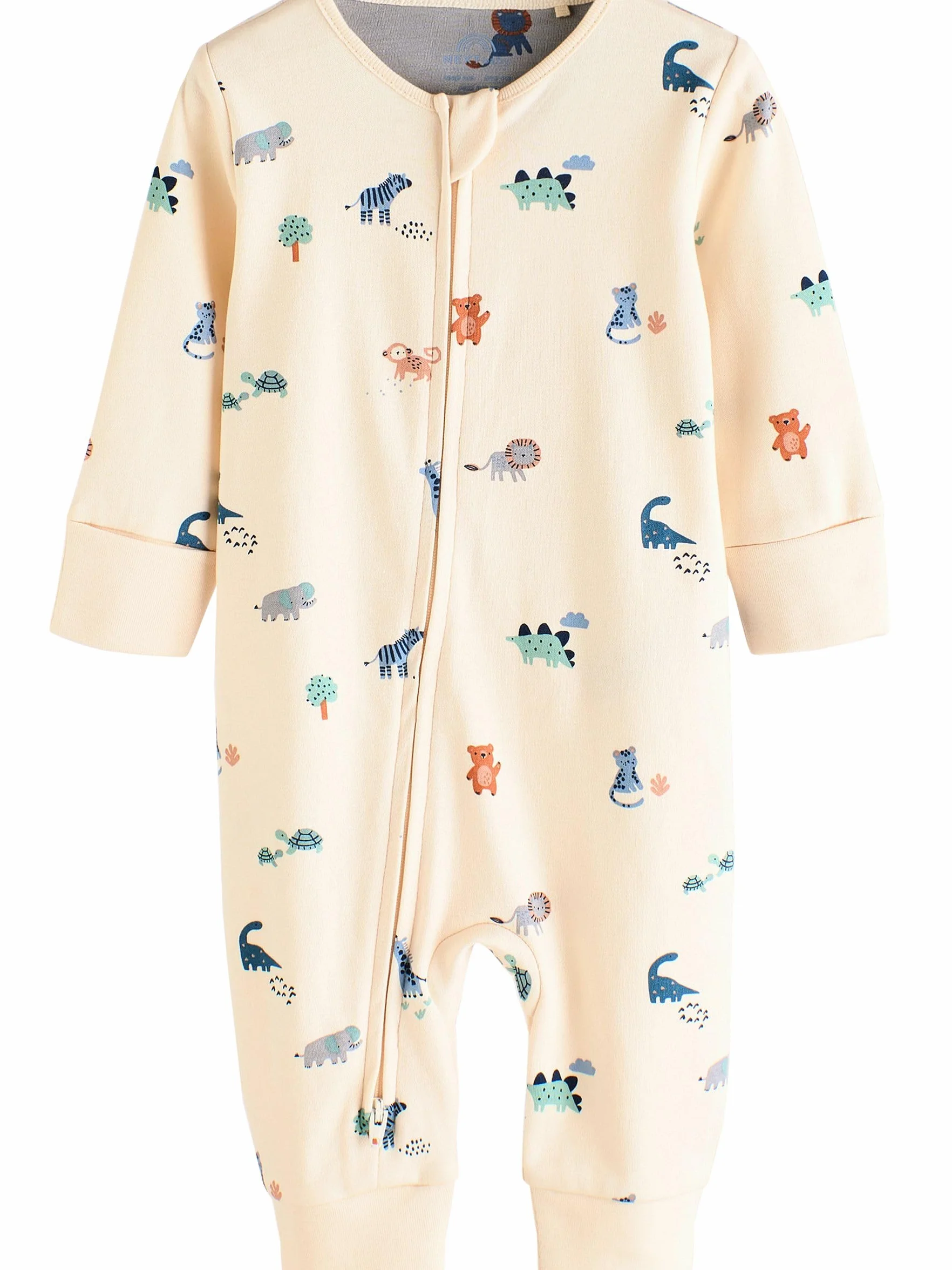 NEXT Bébé garçon Dors-Bien zippés imprimés bébé, Lot de 3