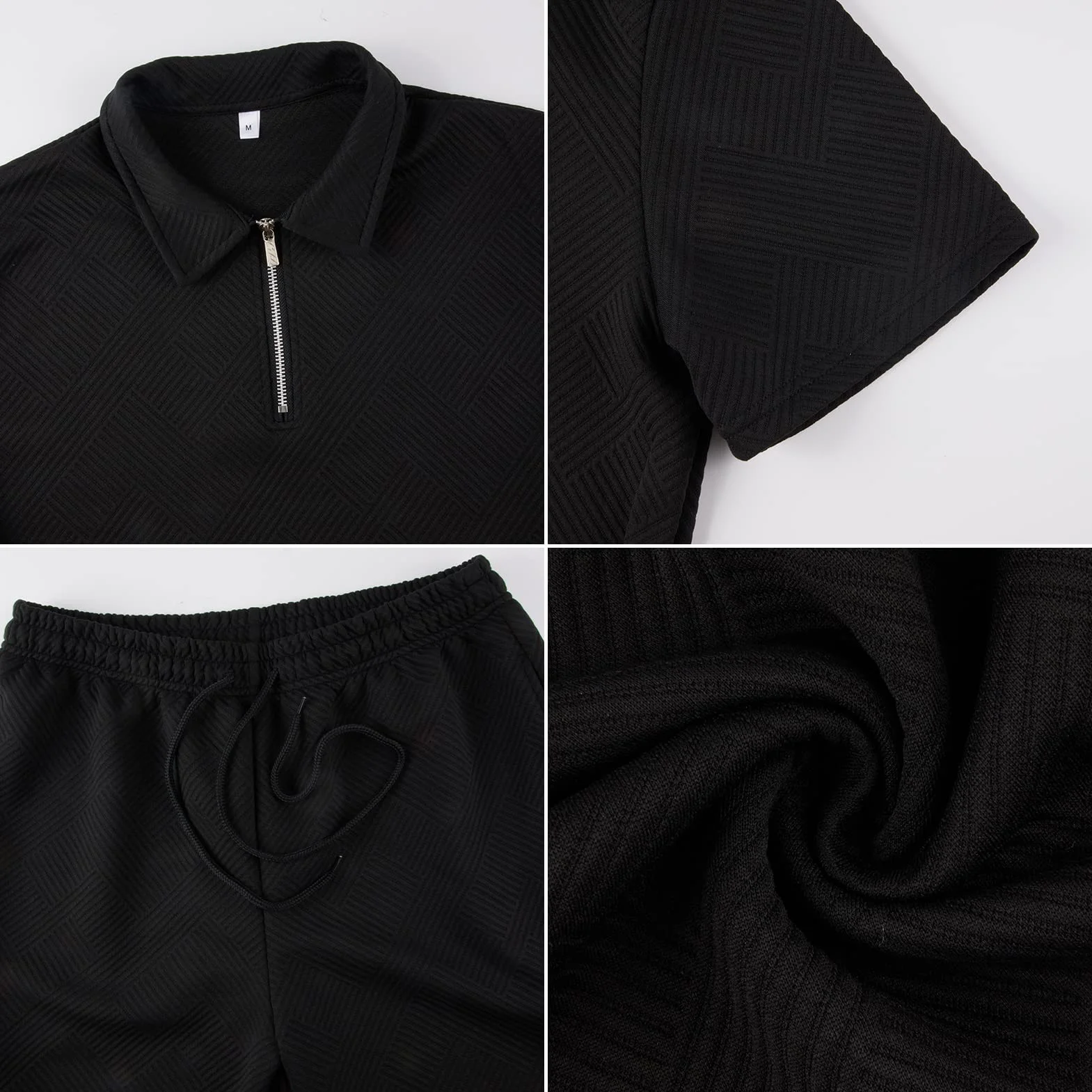 Fastkoala Homme Ensemble 2 Pièces Survêtement Costumes Plage Vacances