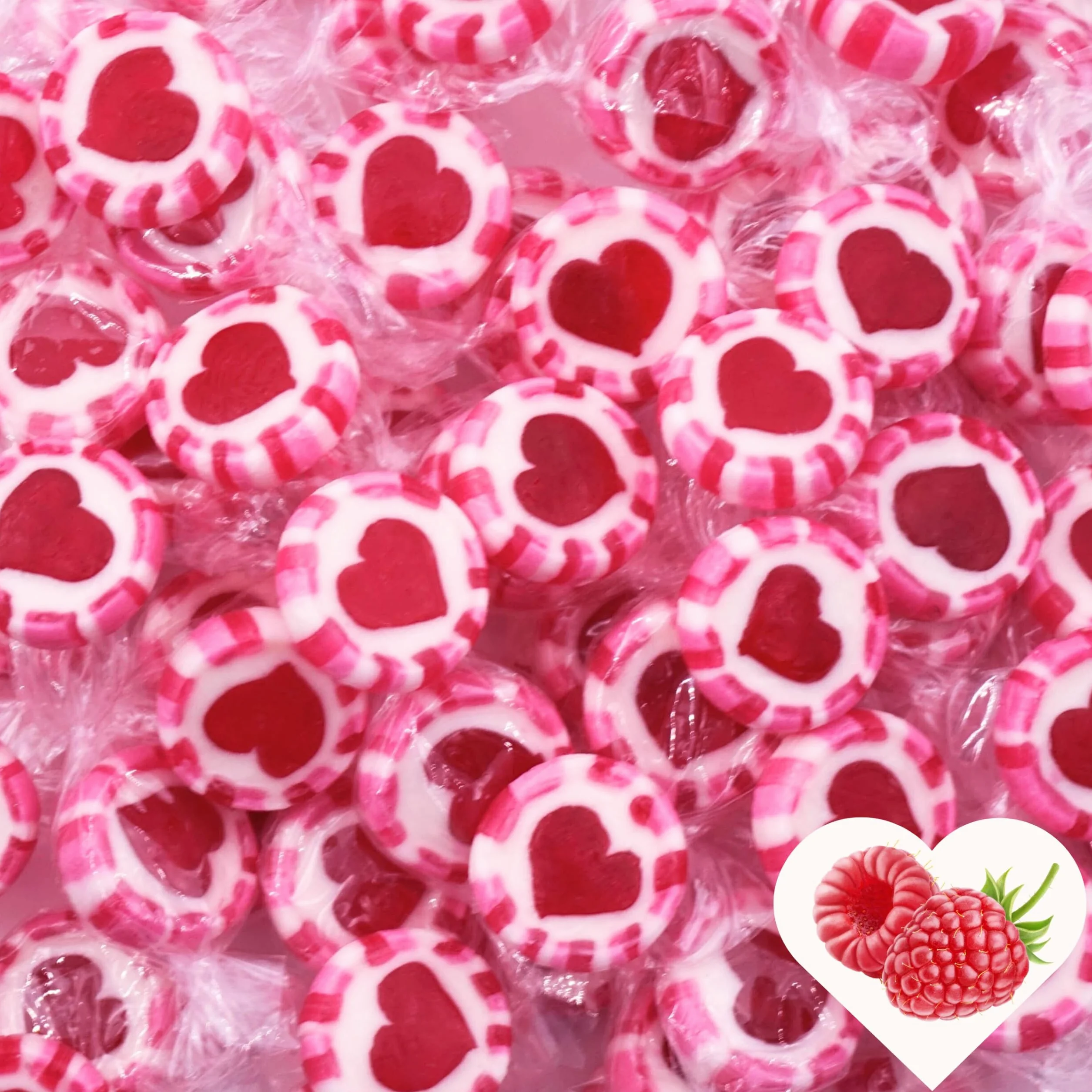 EinsSein Dragées Cœur Mariage Rose Rouge Blanc 500g | 130 Bonbons Cœur Décoration Table | Cadeaux d’Accueil pour Mariage Baptême Anniversaire Communion
