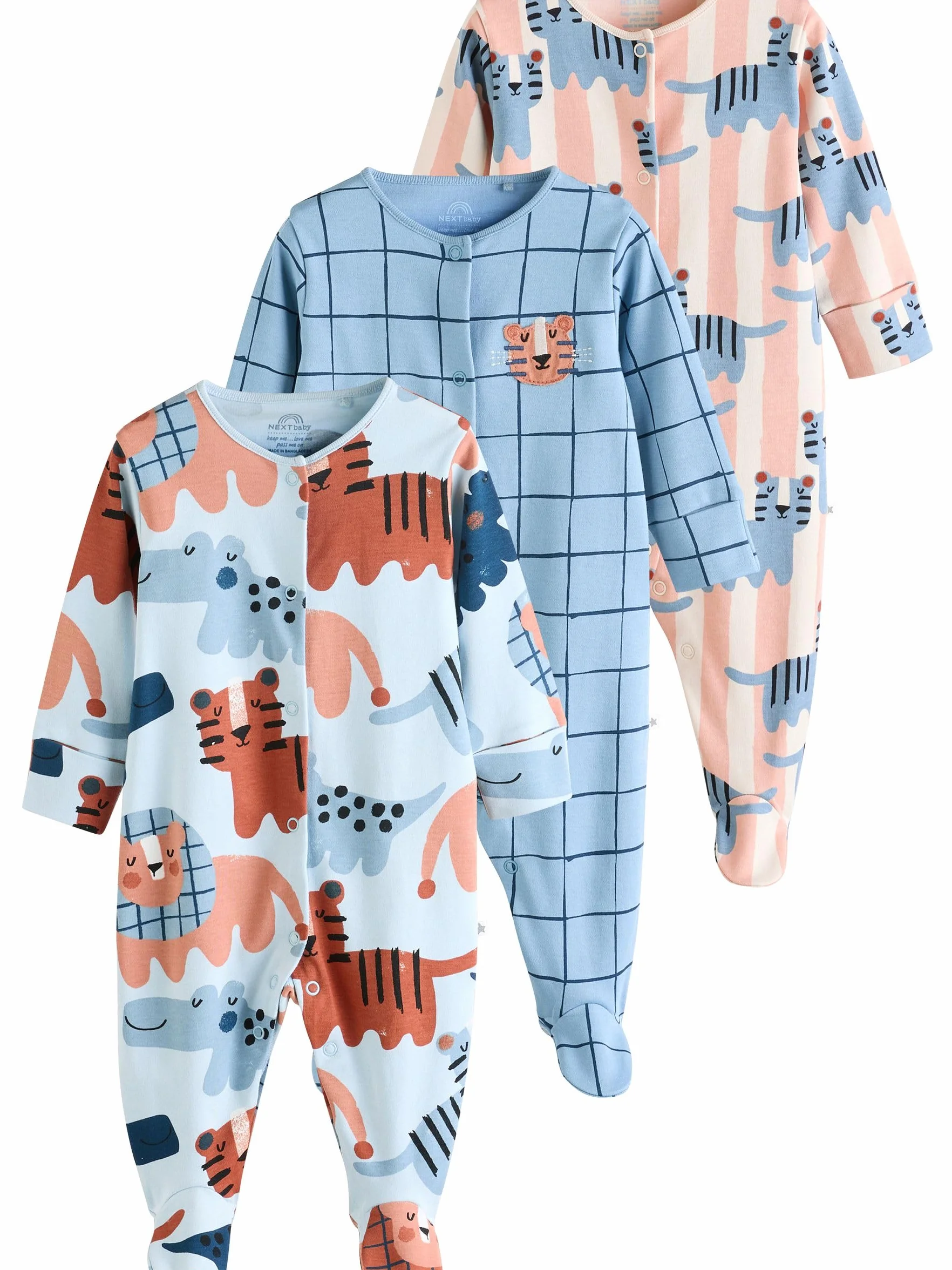NEXT Bébé garçon Lot de 3 Dors-Bien bébé