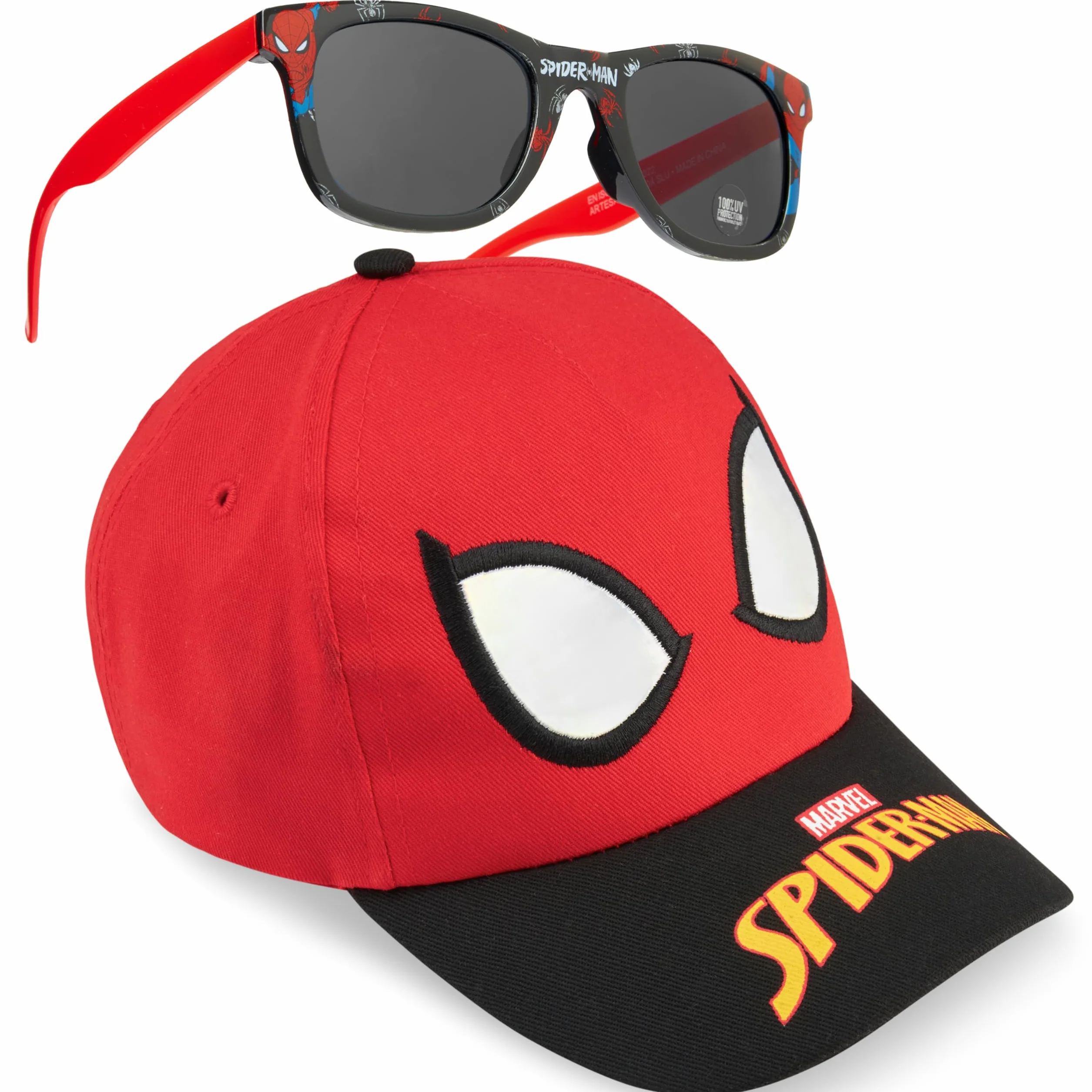 Marvel Spiderman Teenage Mutant Ninja Turtles Casquette Baseball Lunettes Soleil Enfant Garcon Protection UV Voyage Accessoires Cadeau