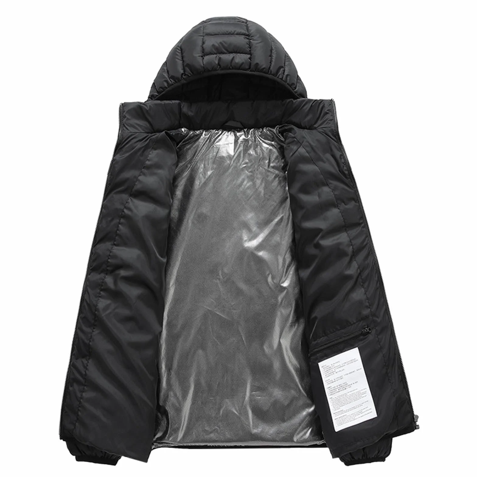 Veste Chauffante Électrique USB Homme Femme 8 Zones 3 Niveaux Chauffage Hiver Moto Chasse Randonnée Ski