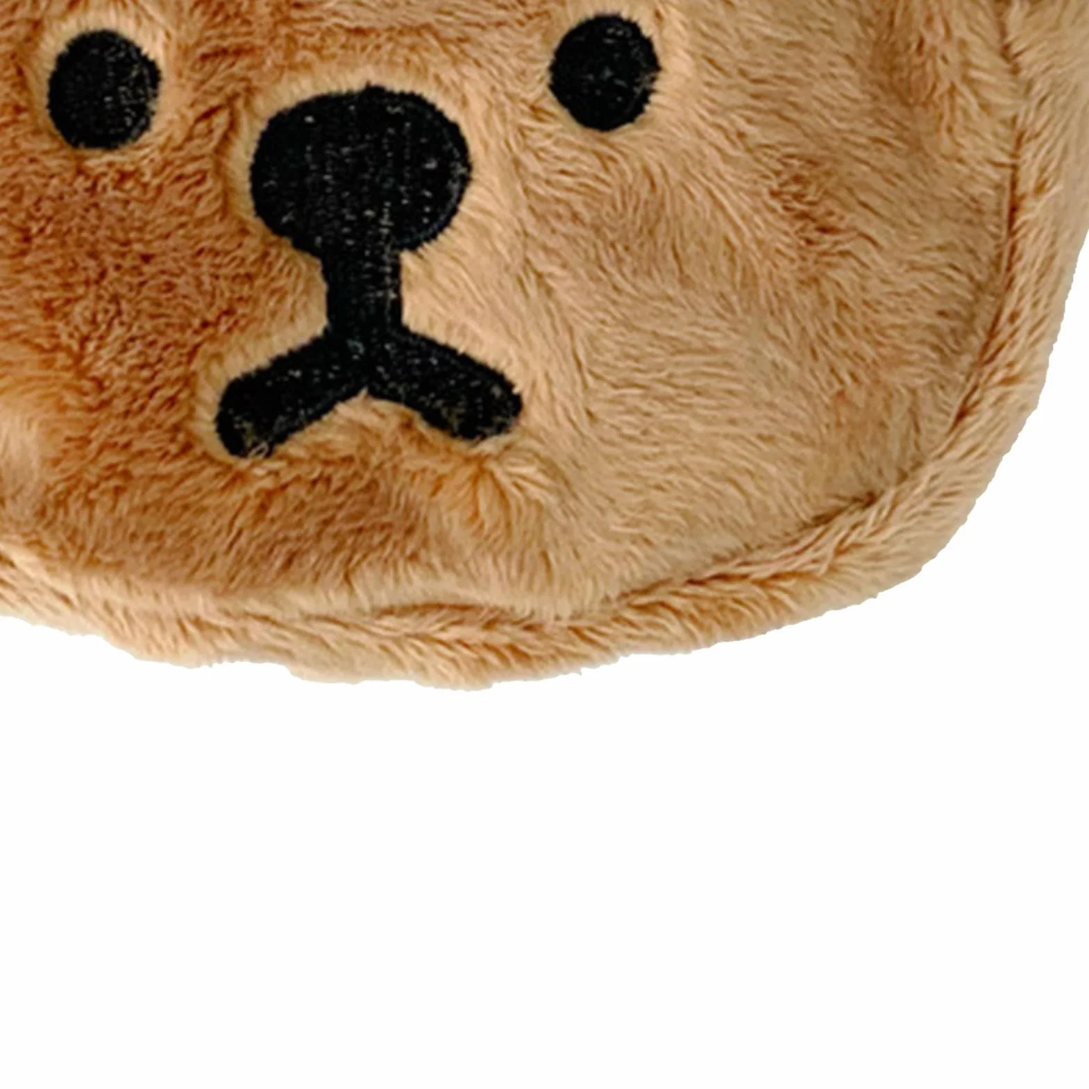 Porte-Monnaie en Forme d'ours Mignon en Peluche pour Enfants (café)