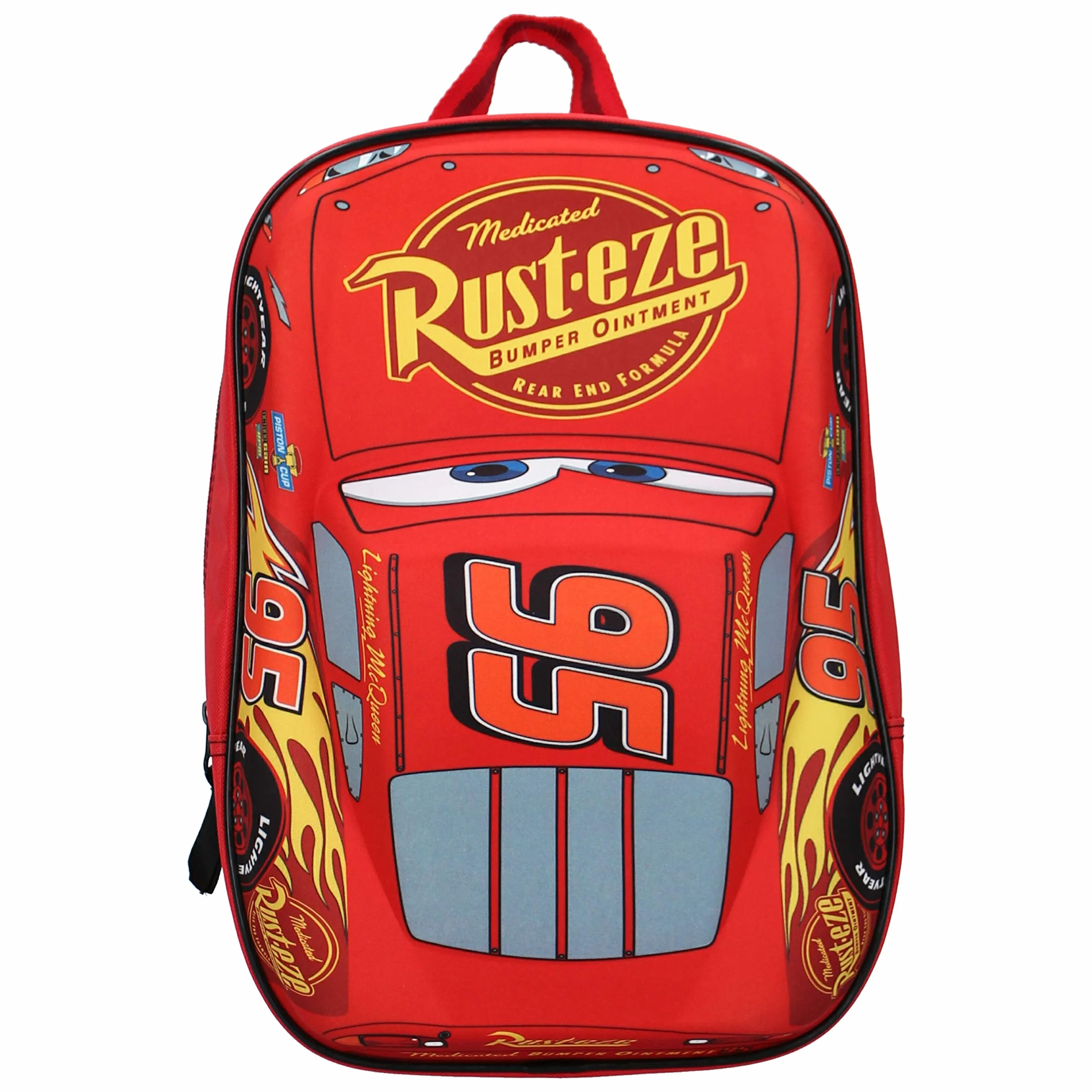 Disney Sac à Dos Lightning McQueen Voiture Effet 3D Rouge 31 cm