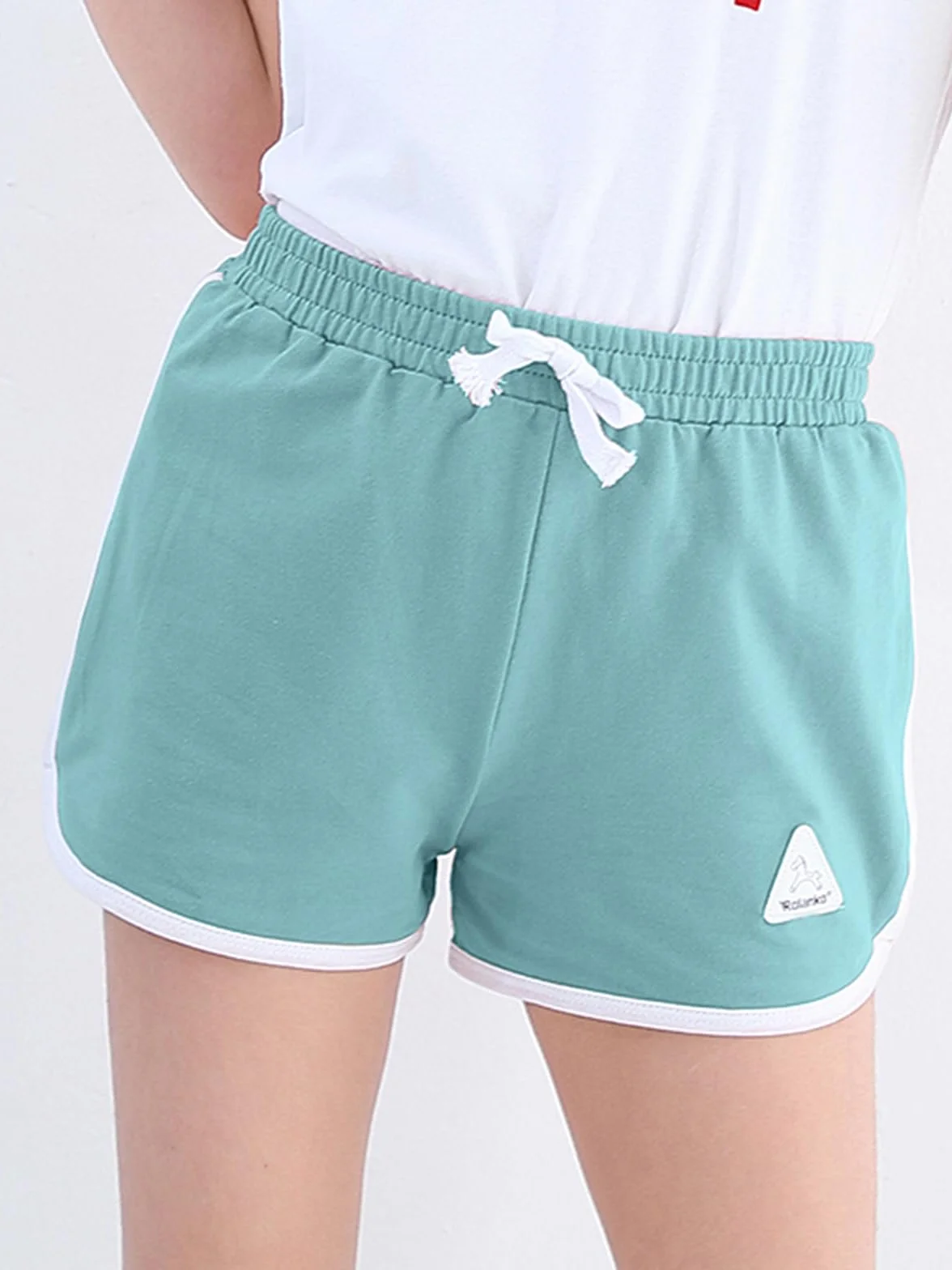Rolanko Enfant Shorts Fille Sports Coton Danse Short Gymnastique Été D'entraînement Hot Pant pour La Course