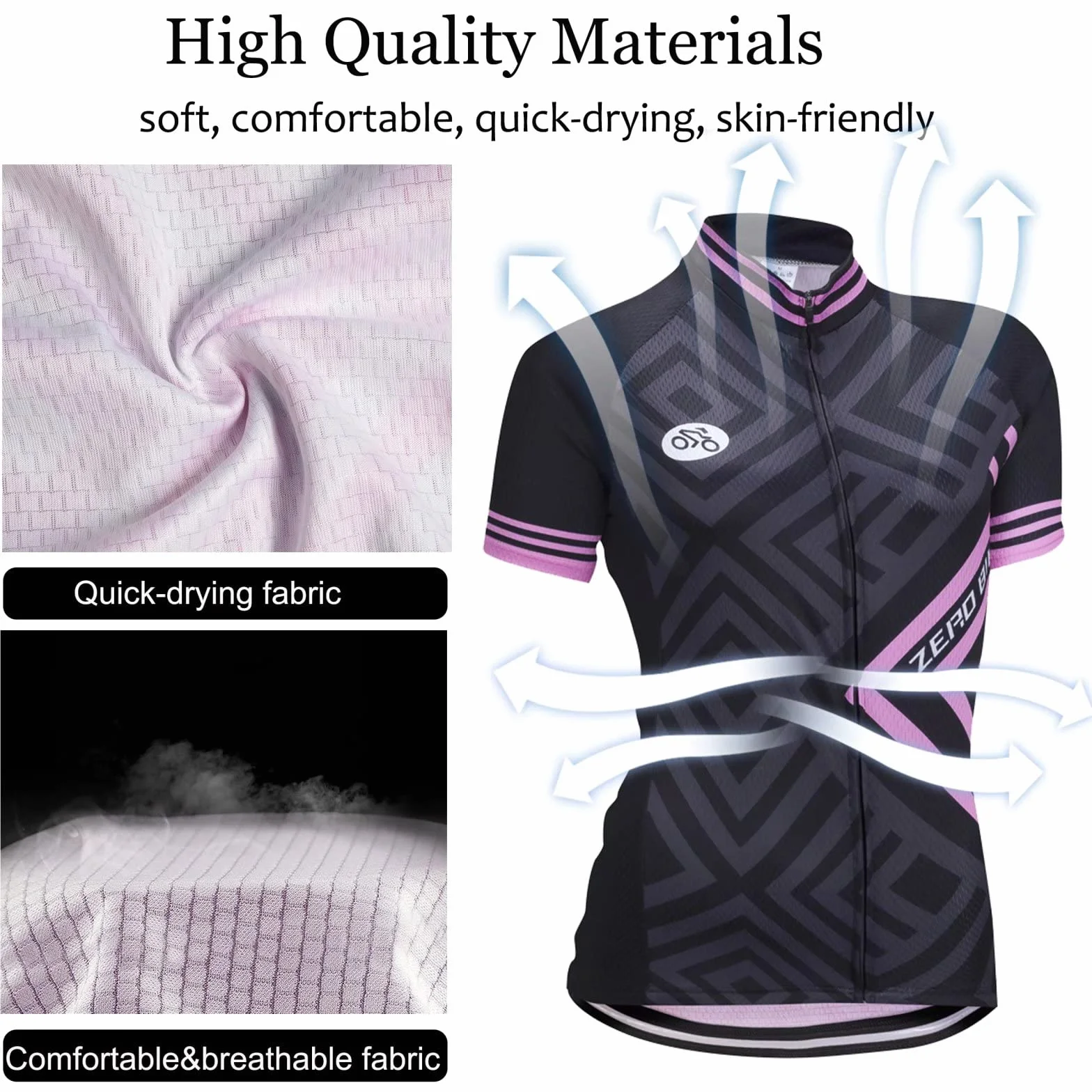 Femmes Maillot Cyclisme Respirant Séchage Rapide Jersey Manches Courtes Veste + Shorts 3D Coussin Rembourré Set
