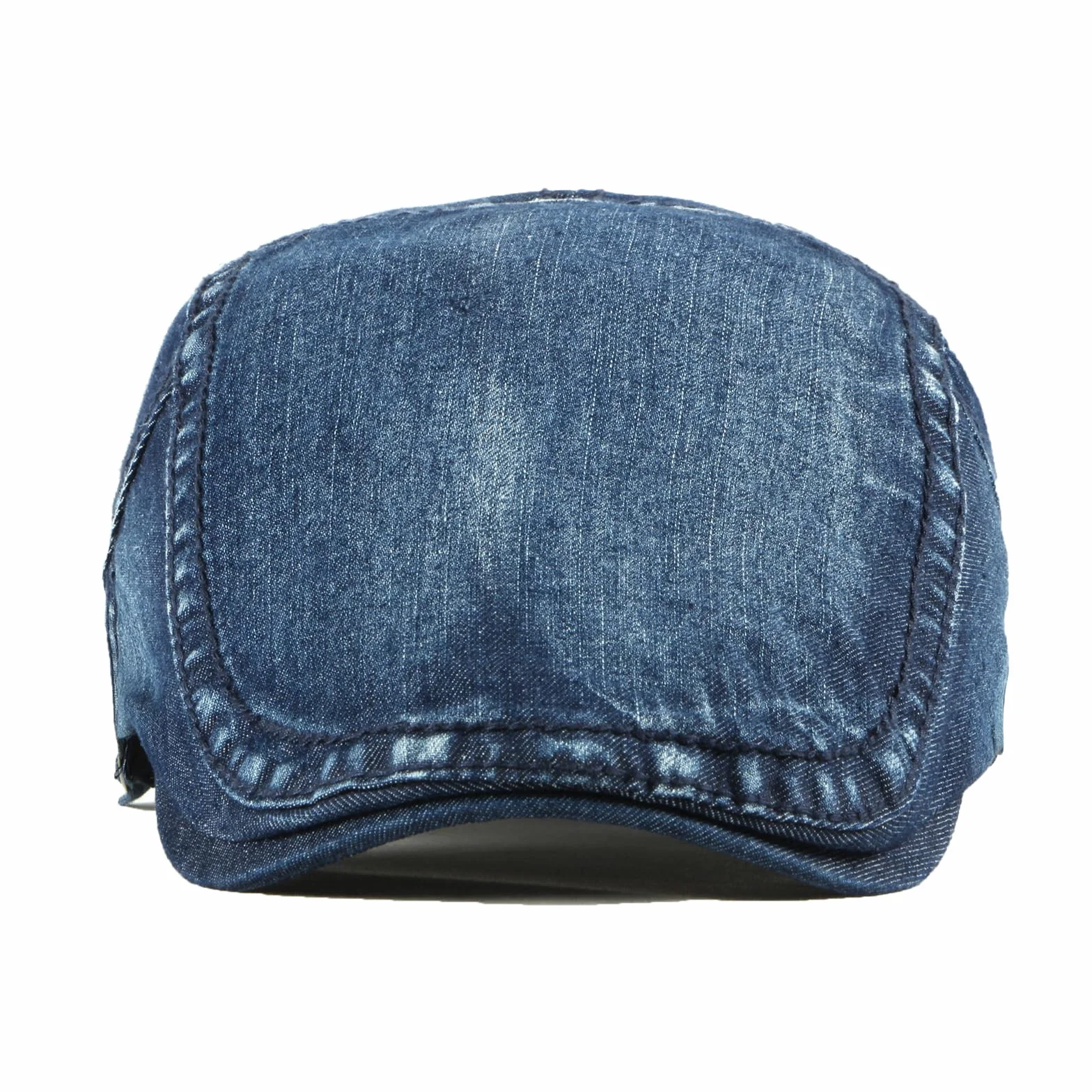 YAMEE Béret Homme Denim Classique Réglable Protection Solaire Unisexe Vintage 55-60cm