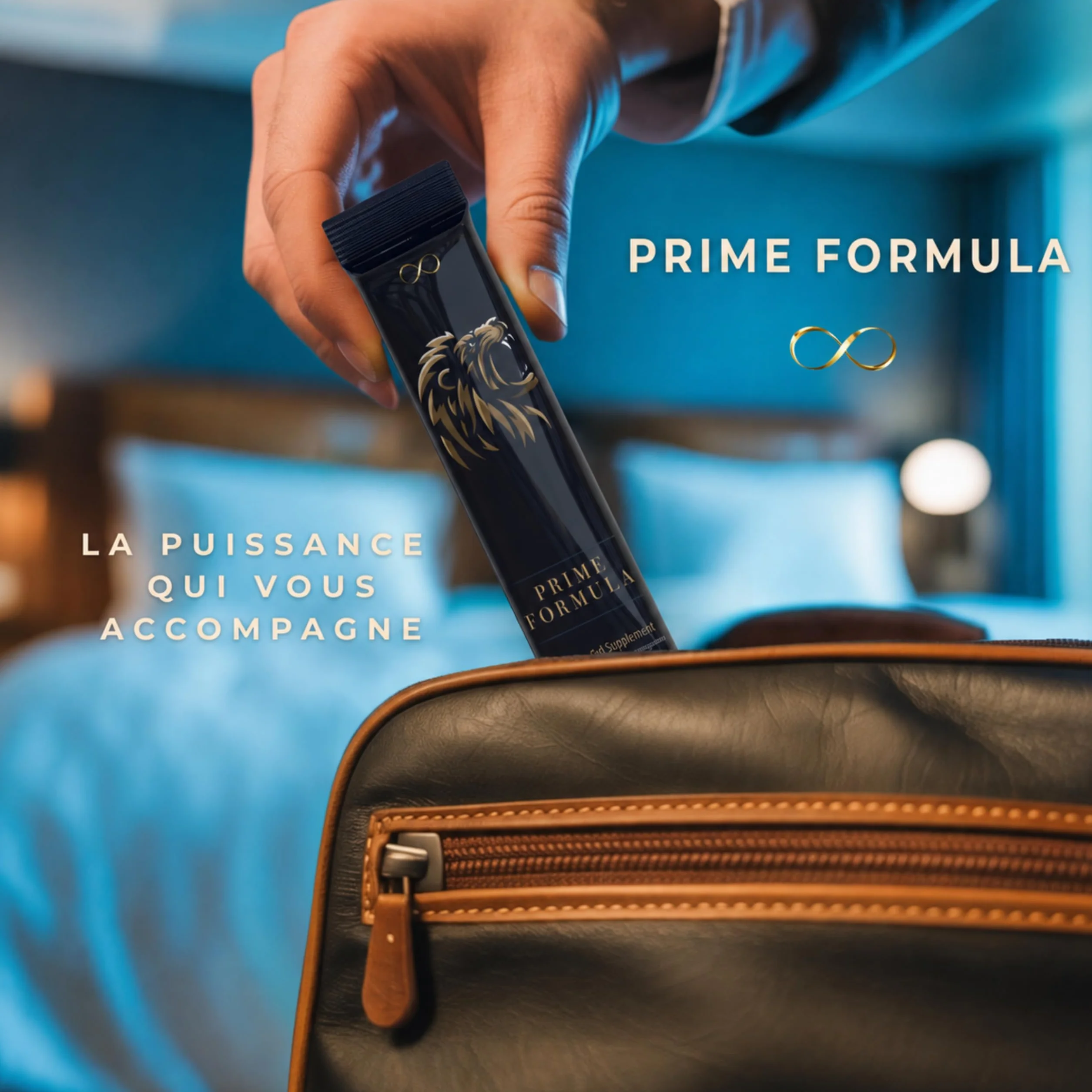 Prime Formula Miel Homme, 12x12g Miel Effet Immédiat, Extra Fort pour Hommes Actifs