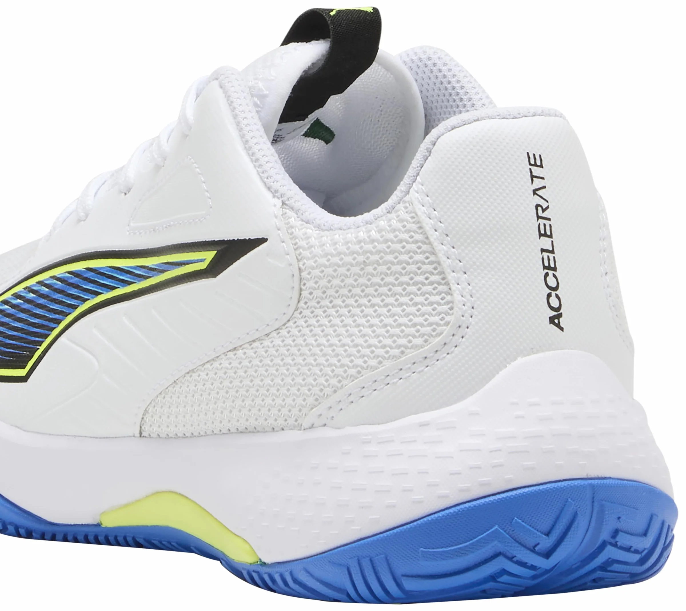 PUMA Accelerate Jr 4 Game on Chaussure de Handball Mixte Enfant