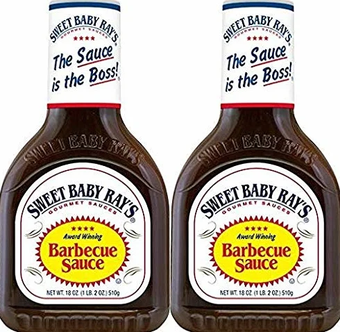 Sweet Baby Rays Lot de 3 paquets de sauce pour barbecue 45 ml