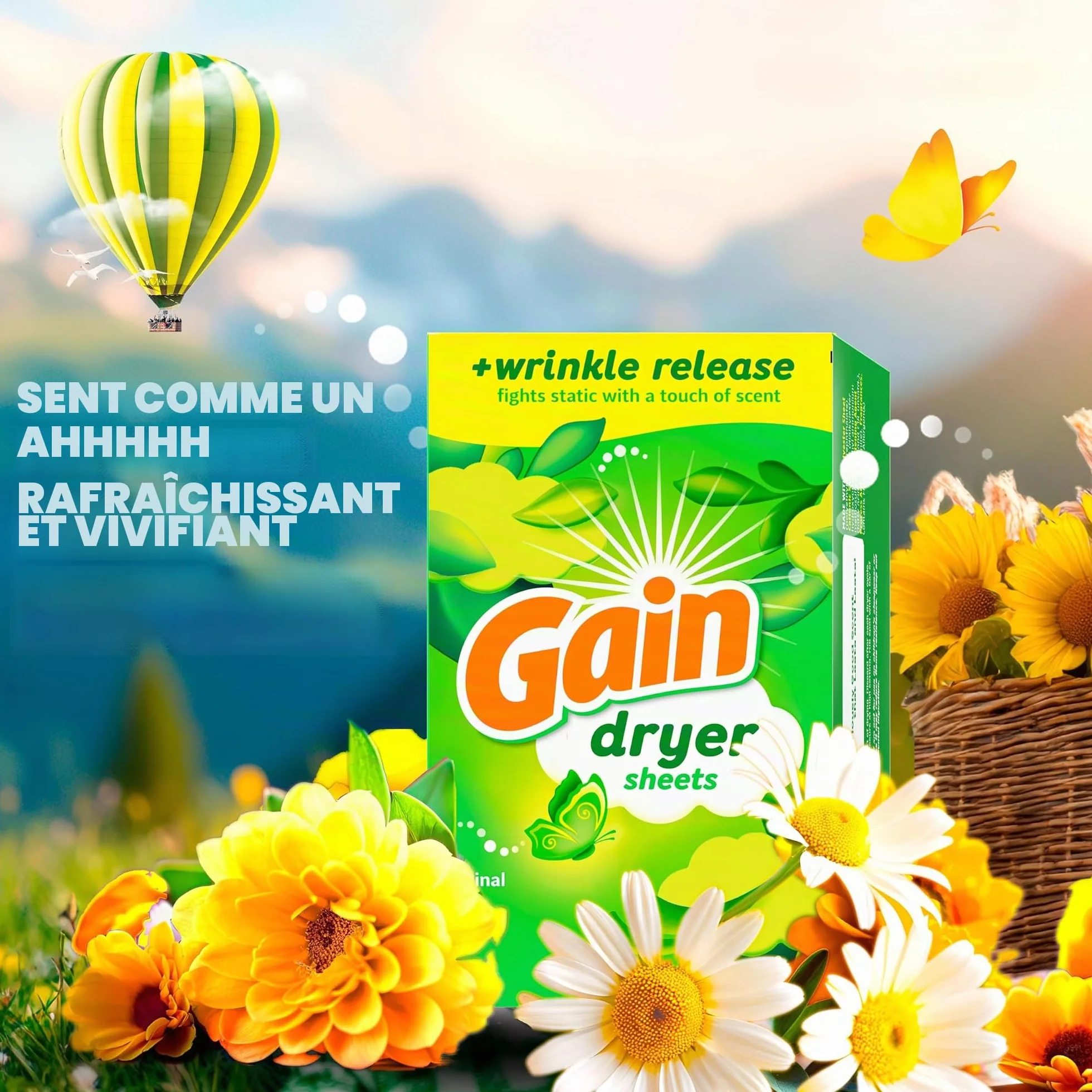 Gain réflexion Original Linge Feuilles, 120 Count