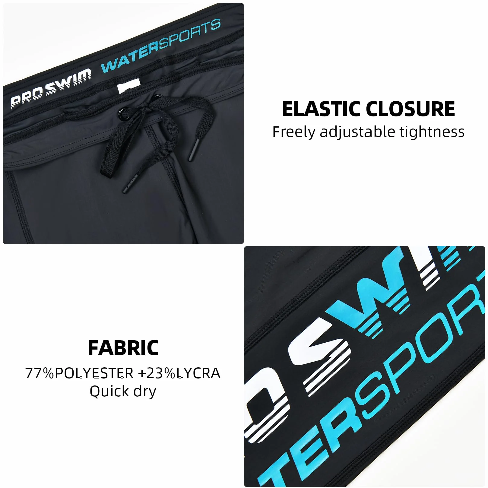Veranobreeze Maillot de Bain Homme Jammer Natation Compétition Pantalon Endurance Long Racing Training