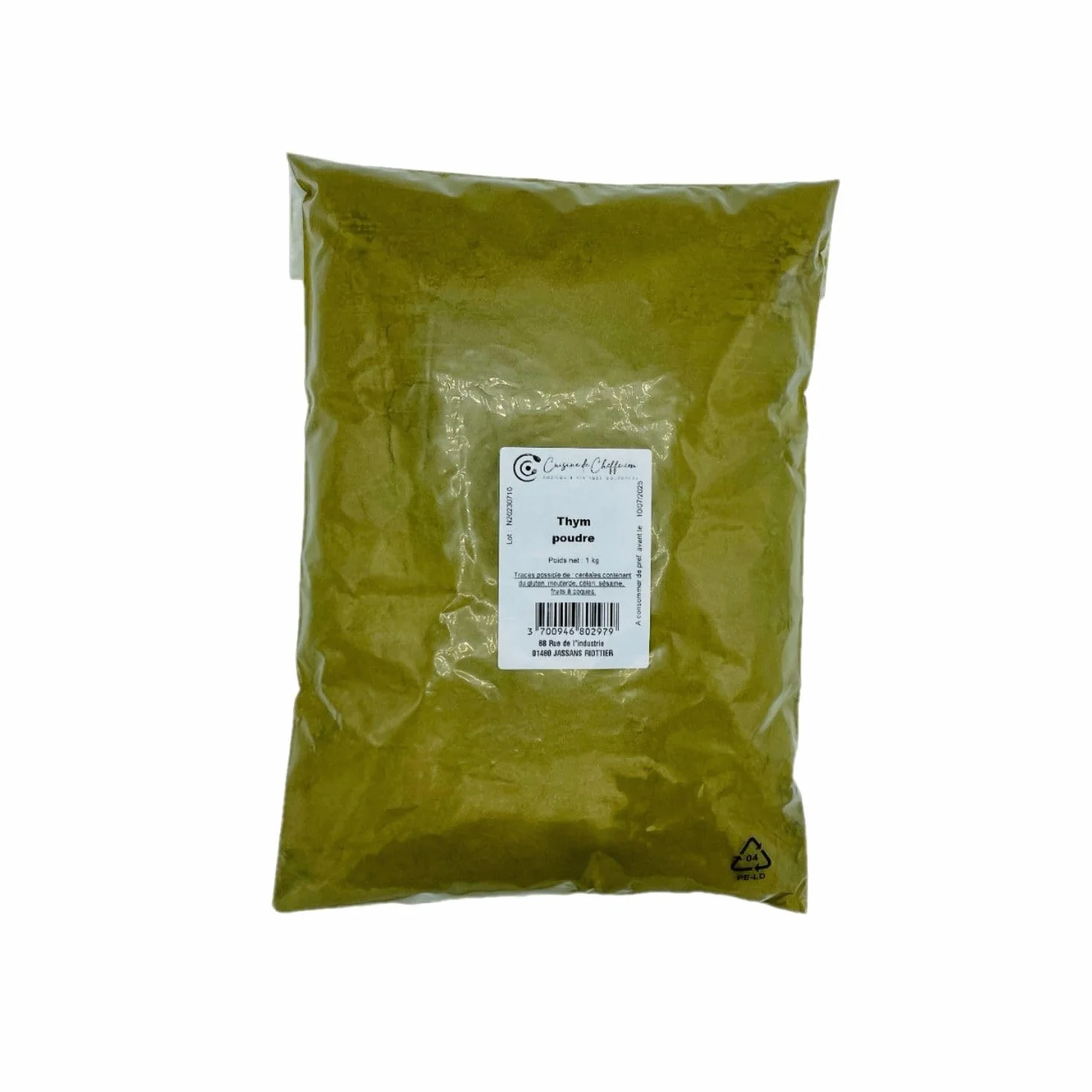 Cuisine de Cheffe.com - Thym poudre - Sachet 1kg