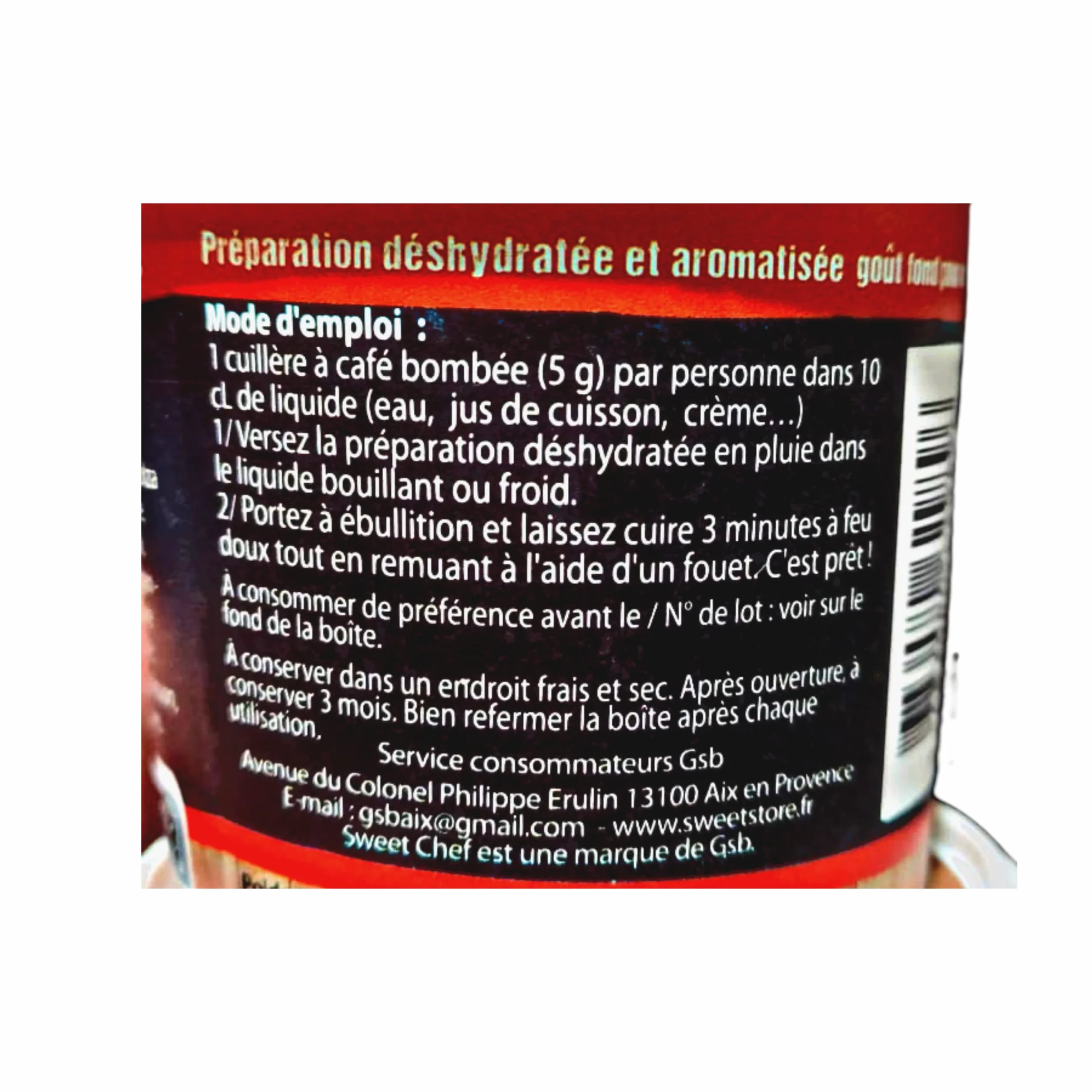 FOND VEAU HALAL POUR SAUCES ET CUISSON (FOND GOÛT VEAU)