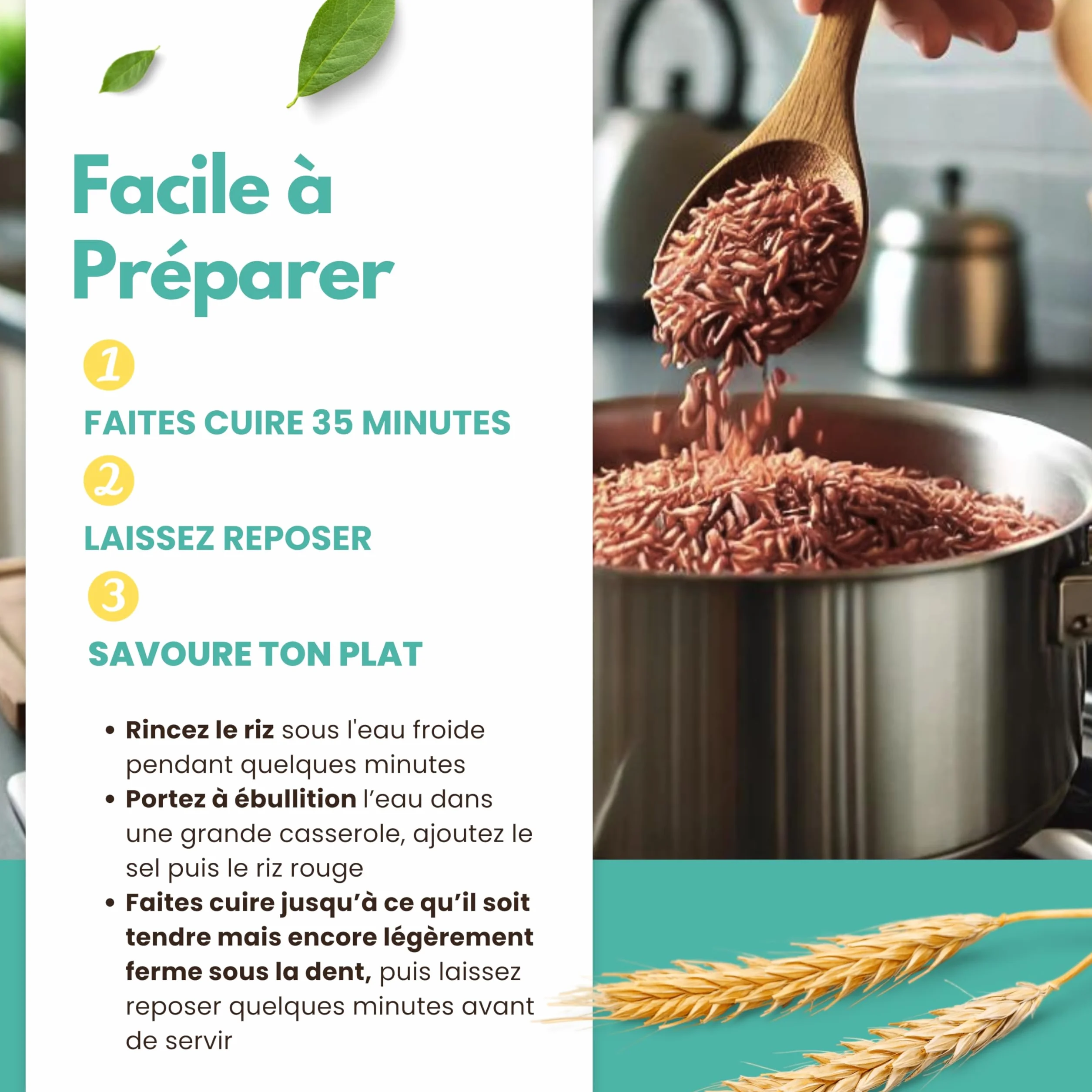 Riz Rouge Italien Complet – 2 kg (2 x 1 kg) – Riche en Fibres et Antioxydants – Sans Gluten – Idéal pour Salades et Accompagnements Sains – Piémont | 13 di Ilaria