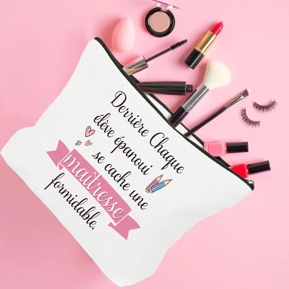 Cadeau Maitresse d'école Fin d'année Pochette Cadeaux Noel