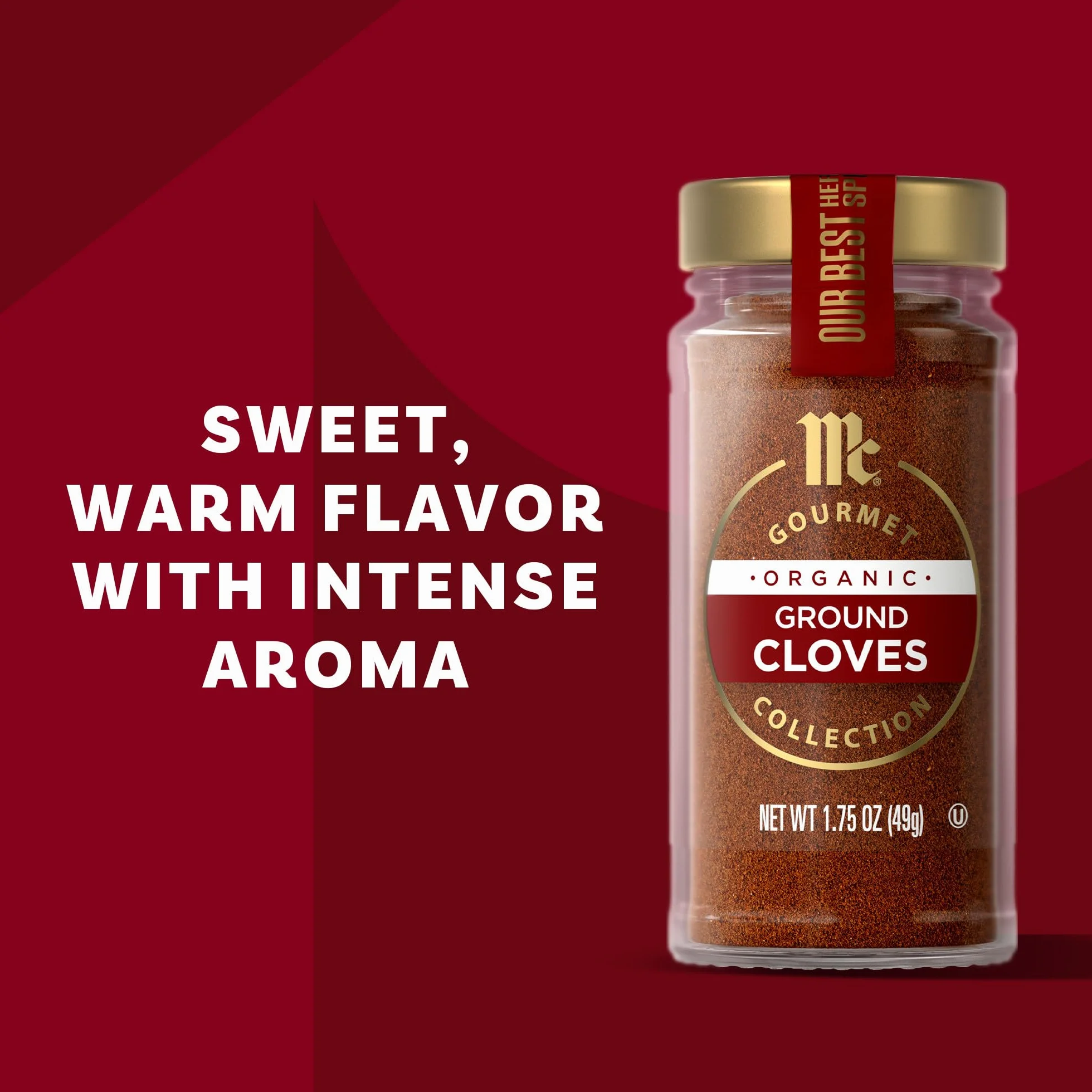 McCormick 1% Organic, Ground Cloves, 1.75-Ounce Unit