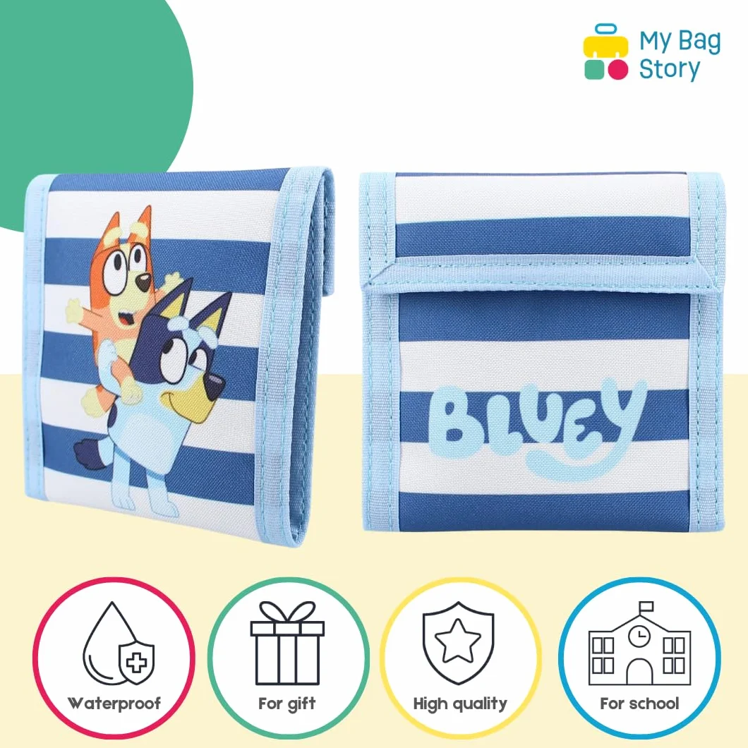 Portefeuille Enfant Bleu mybagstory 10 cm Garcon Bluey