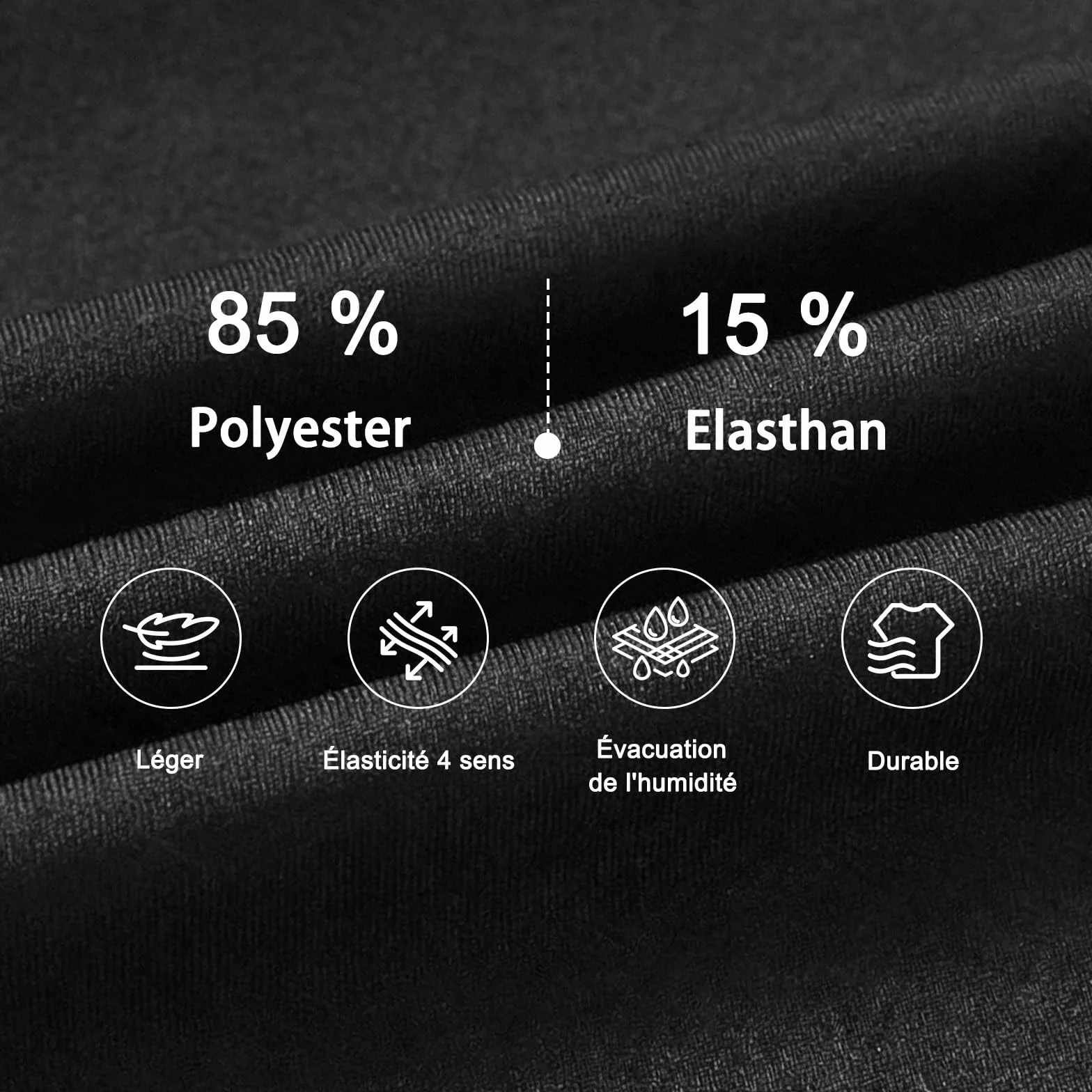 Pantalon de Compression Garçons Séchage Rapide Respirant Collants Leggings Enfants Base Layer Running Léger Élasticité Tights Sports sous-Vêtements Football Basket-Ball