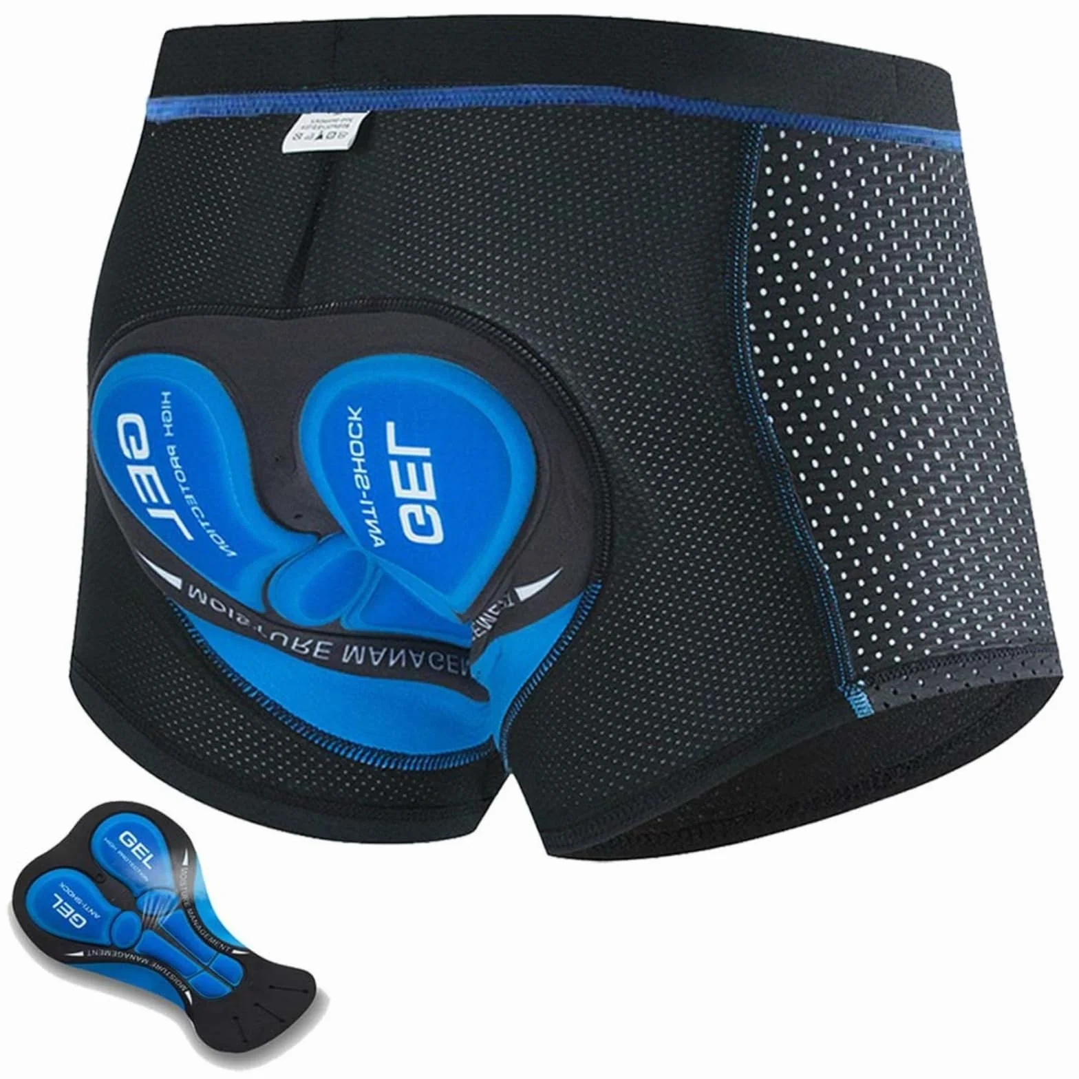 Boxer 5D Gel Short de VTT Rembourrage 5D Tissu léger Respirant séchage Rapide