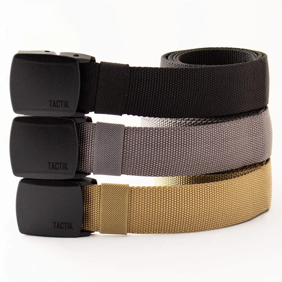 TACTIK Ceinture Porte-Monnaie de Voyage Antivol avec Poche Secrète Noir