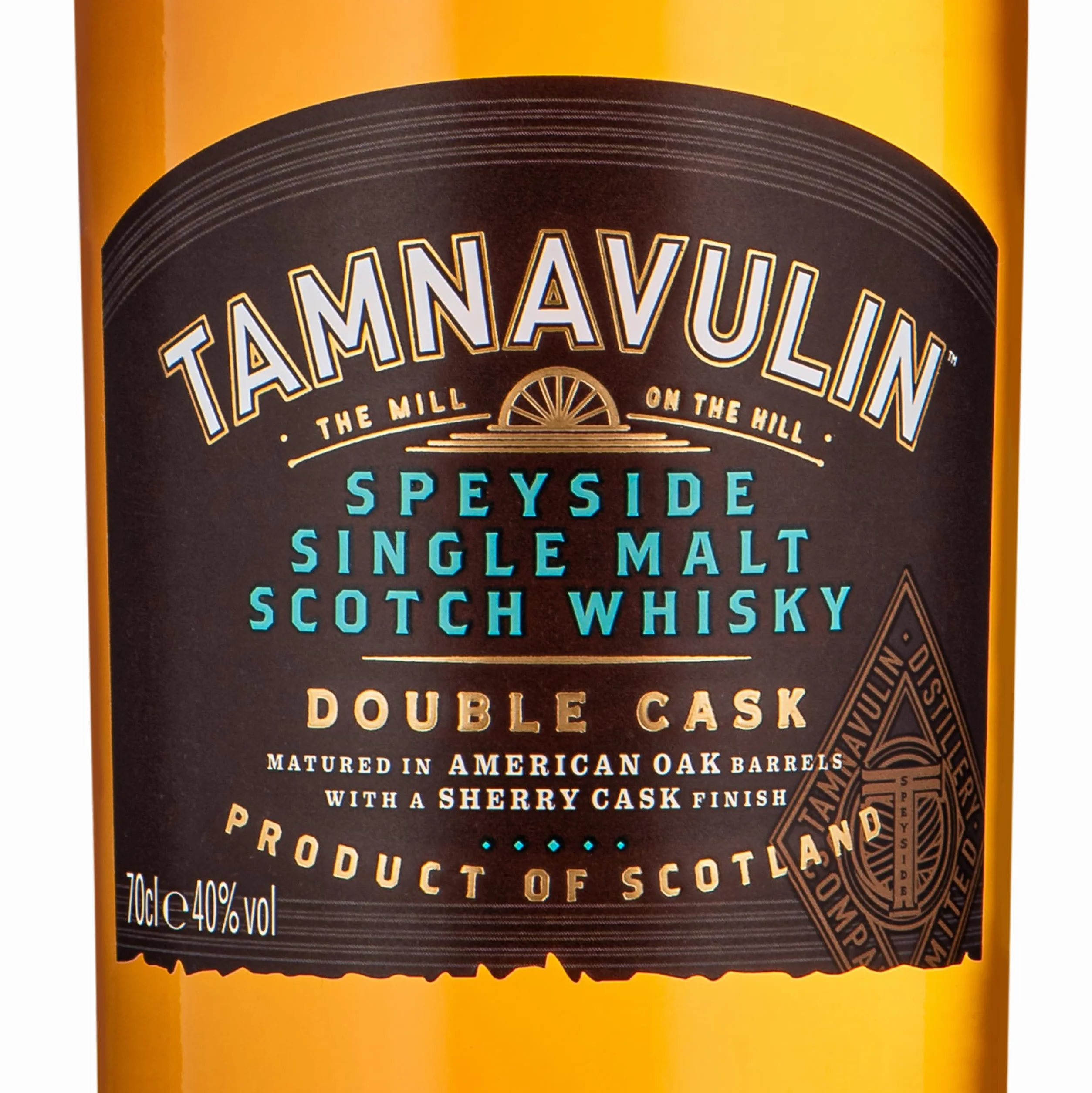 TAMNAVULIN - Double Cask - Whisky Single Malt - Notes d'Amandes & de Miel - A déguster sec - 40 % Alcool - Origine : Écosse/Speyside - 70 cl