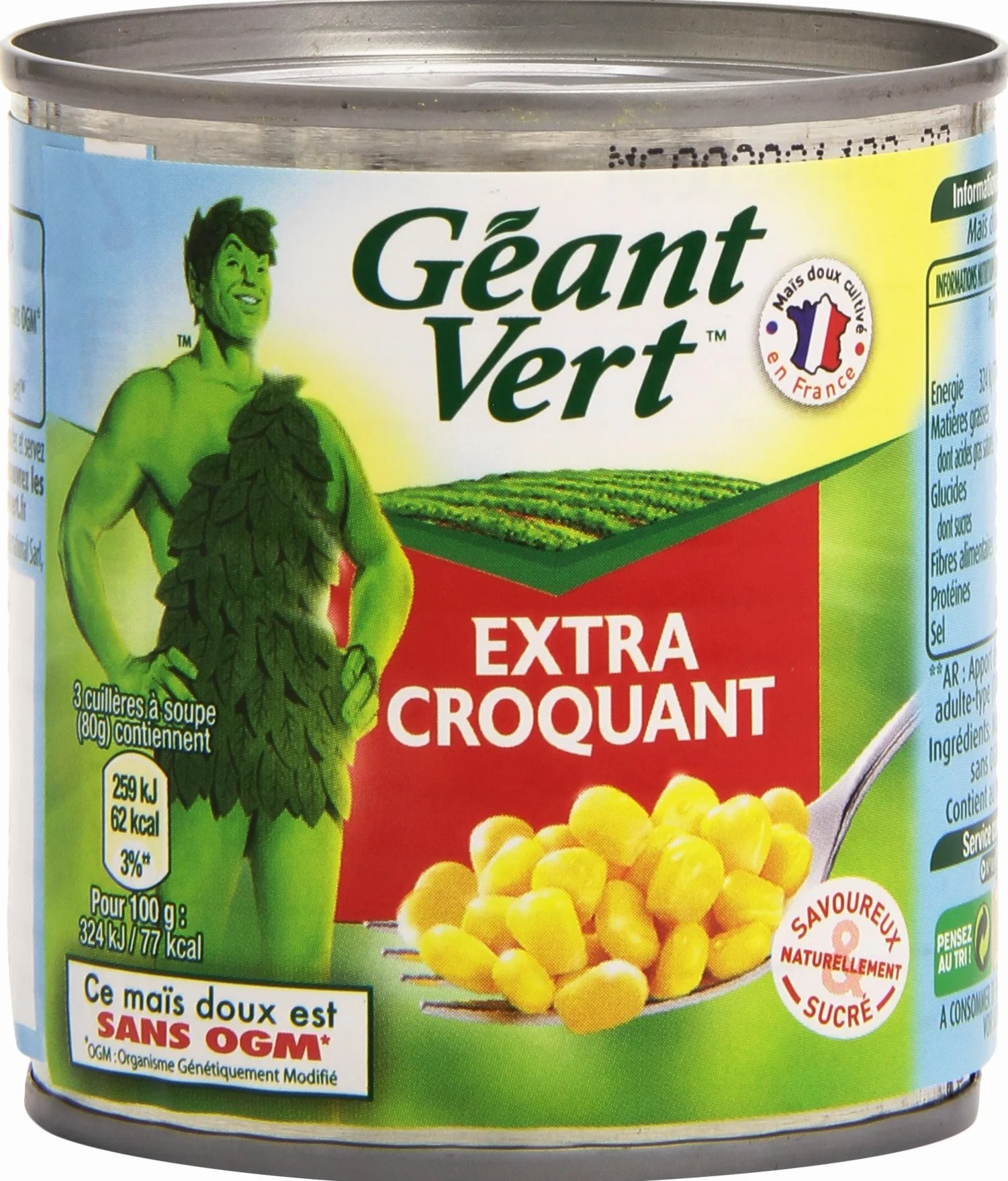 Géant Vert - Maïs Ultra Croquant 3 x 150 g