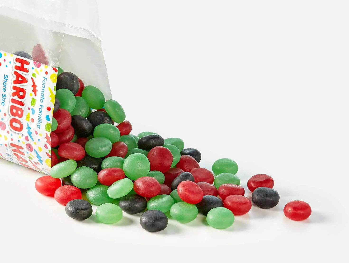 HARIBO - Fraizibus - Bonbons Dragéifiés Aromatisés aux Fruits Rouges - Sachet Vrac 2 kg