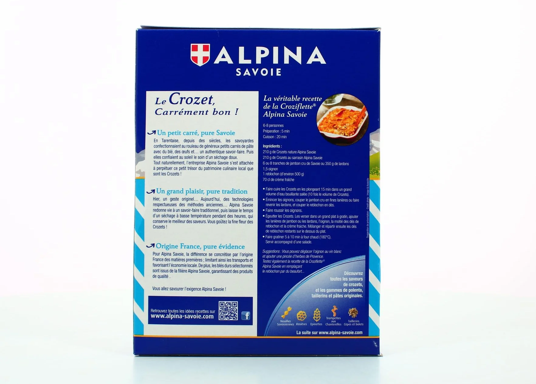 ALPINA SAVOIE - Alpina Savoie Les Crozets Nature, 600G - 600G - Lot De 3 - Vendu Par Lot