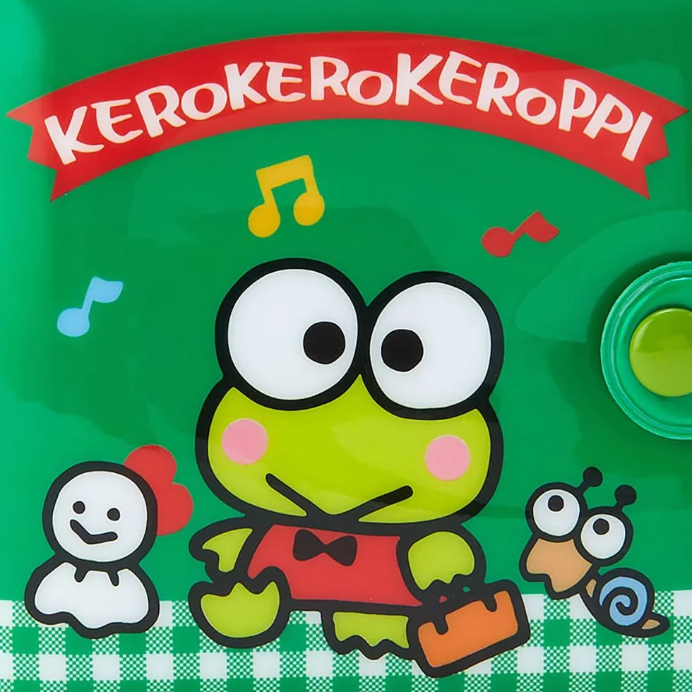 Sanrio Portefeuille en vinyle Vert Kerokoroppi