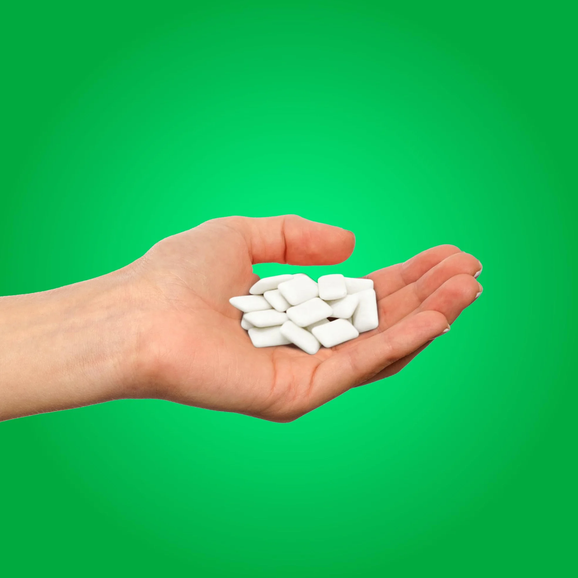 PUR Gum Sans Sucre Au Xylitol Végétalien Sans Aspartame Sans Gluten Goût Spearmint 55 Pièces