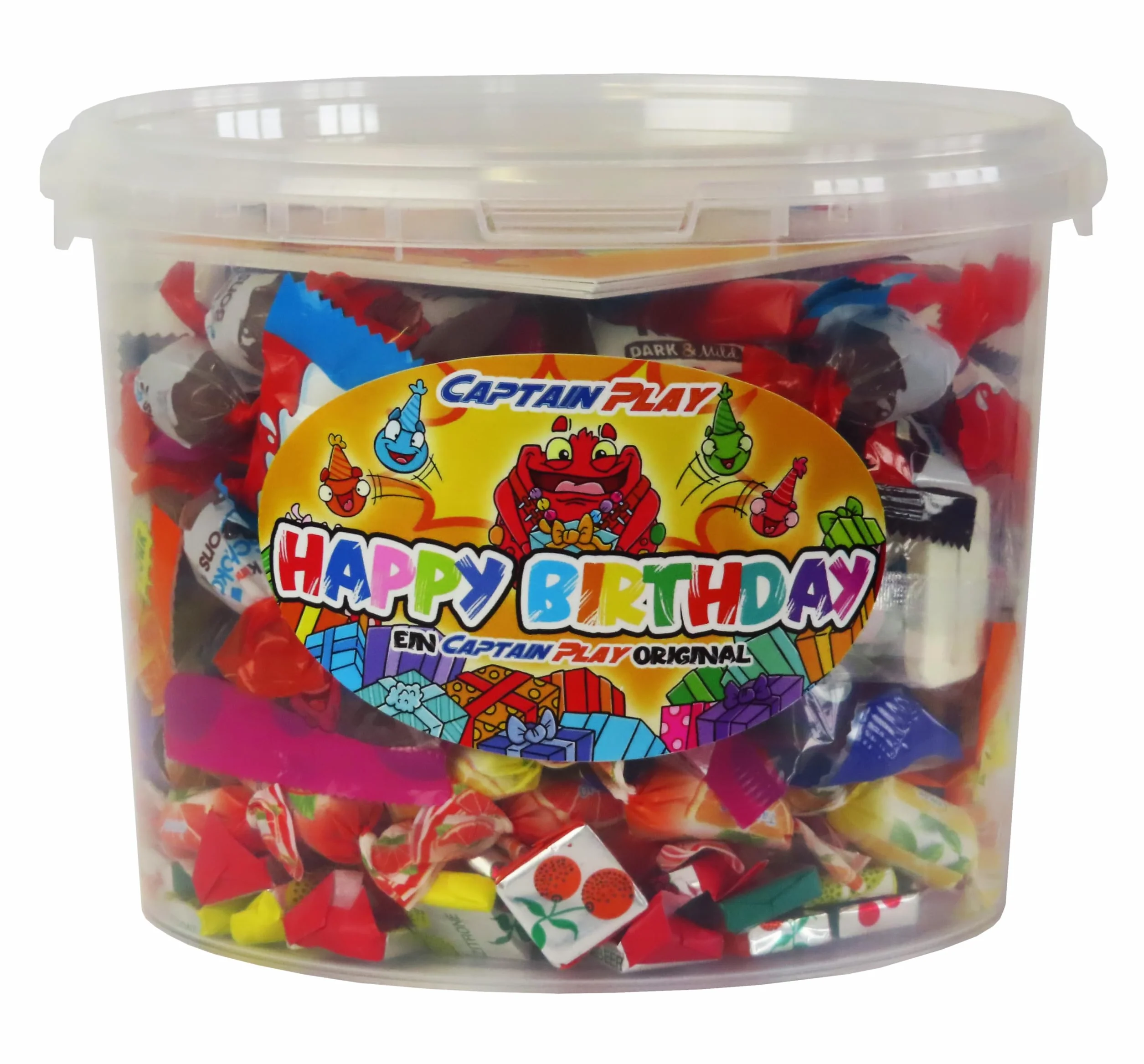Boîte Spéciale avec Confiserie et Chocolat, Édition Fête d'Anniversaire, 1100g (avec 228 pièces)