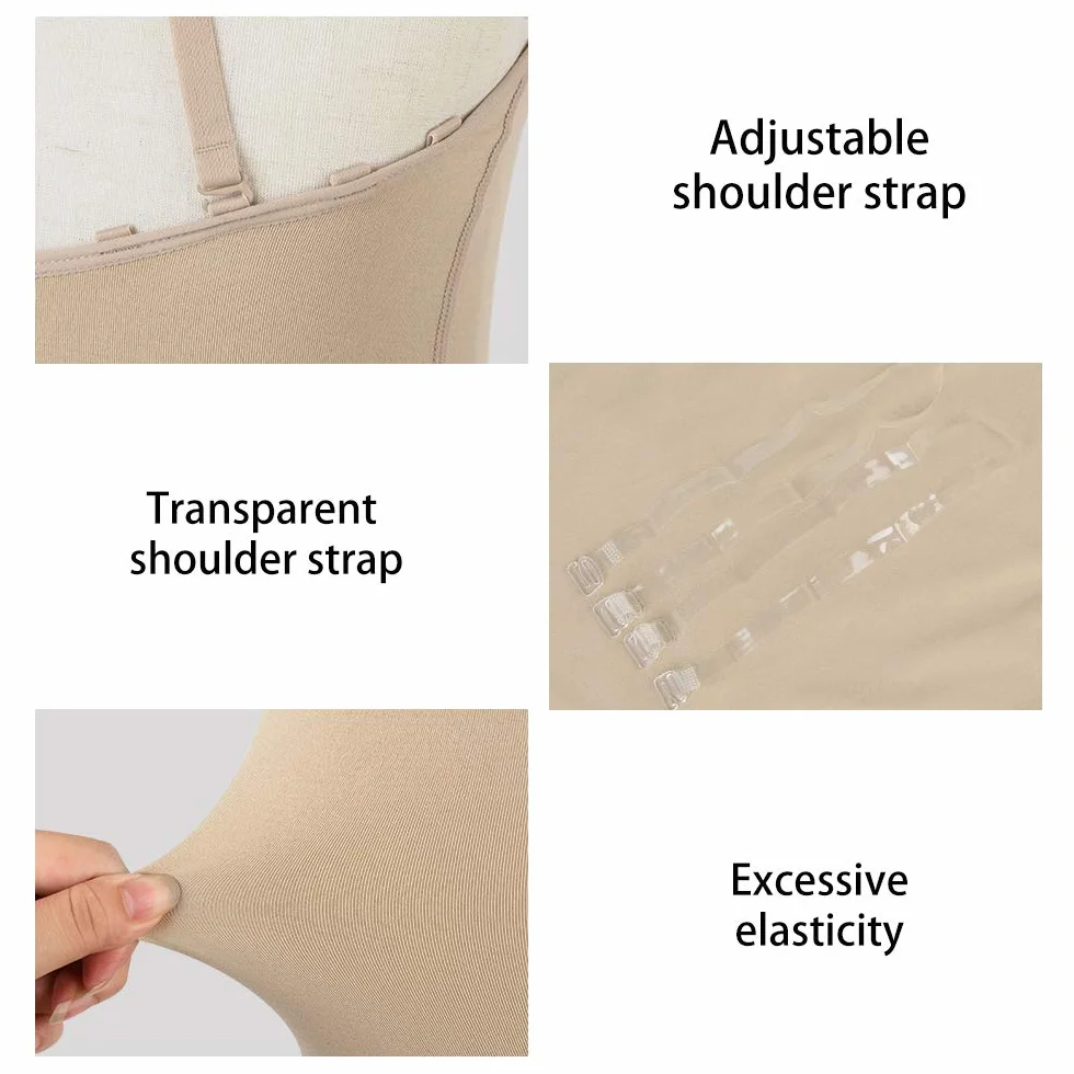 Soudittur Justaucorps de Danse Classique Gymnastique sans Couture Bodysuit avec Sangles Réglables