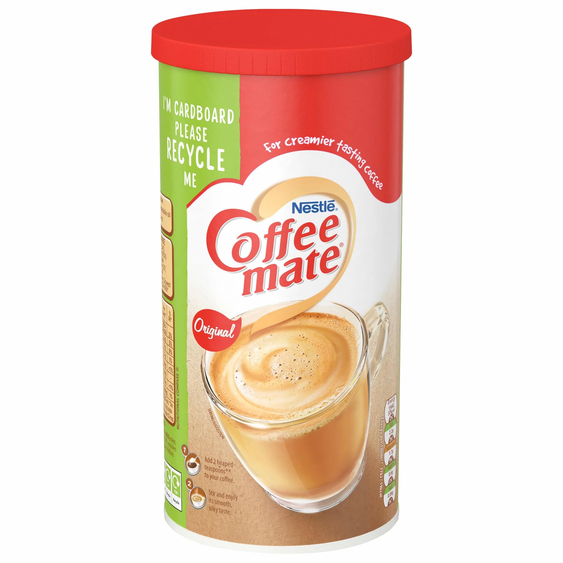 Nestle Coffee-Mate Original 800 g Idéal pour les amateurs de café de cuisine ou de restauration Café au goût crémeux