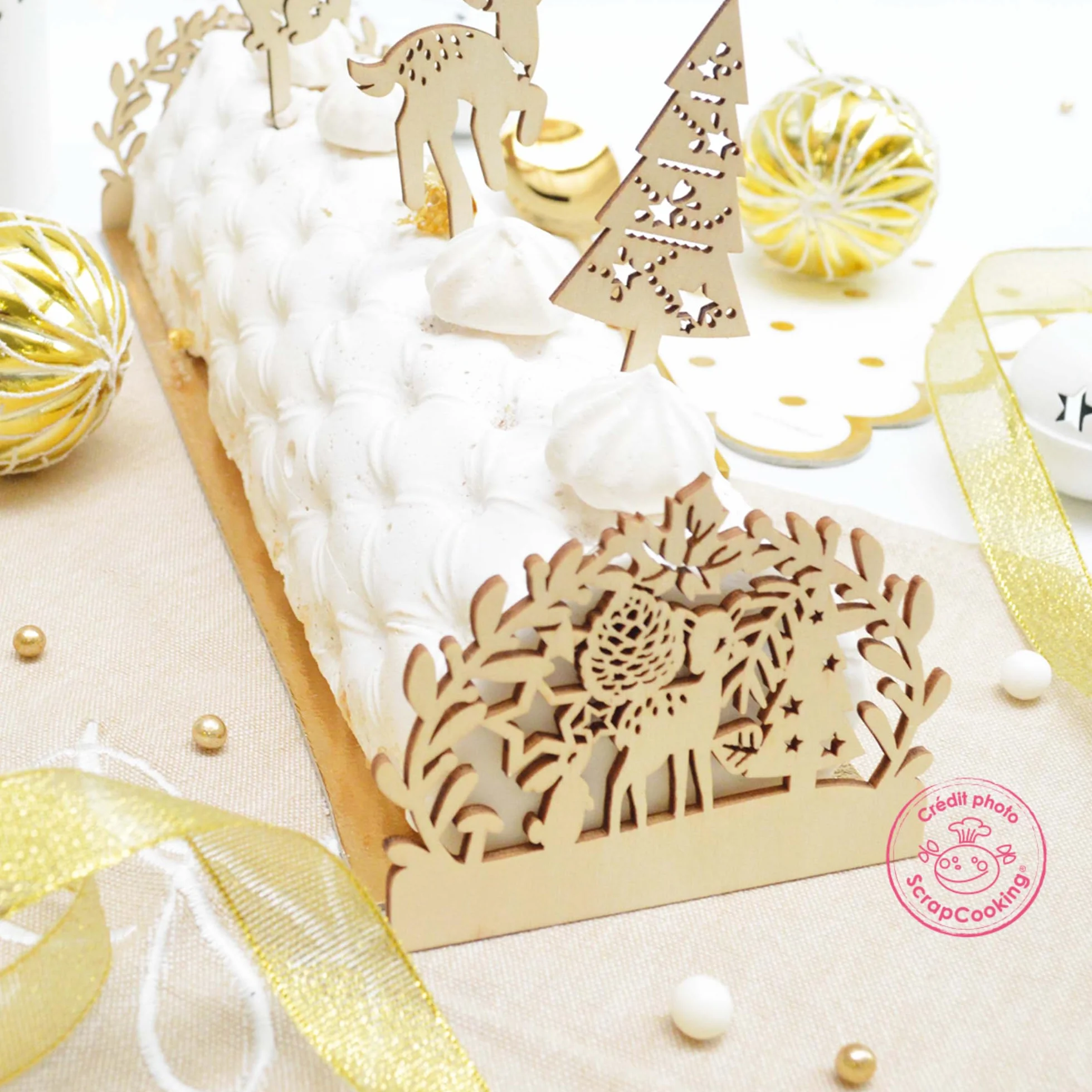 ScrapCooking - Décors Sucrés Féerique 80g - Doré, Argent, Blanc - Perles en Sucre Décoration Pâtisserie, Desserts, Gâteaux, Biscuits, Cupcakes, Anniversaires - Cake Design - 7445