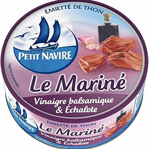 Petit Navire Thon Le Mariné Vinaigre Balsamique & Echalote 110g (lot de 5