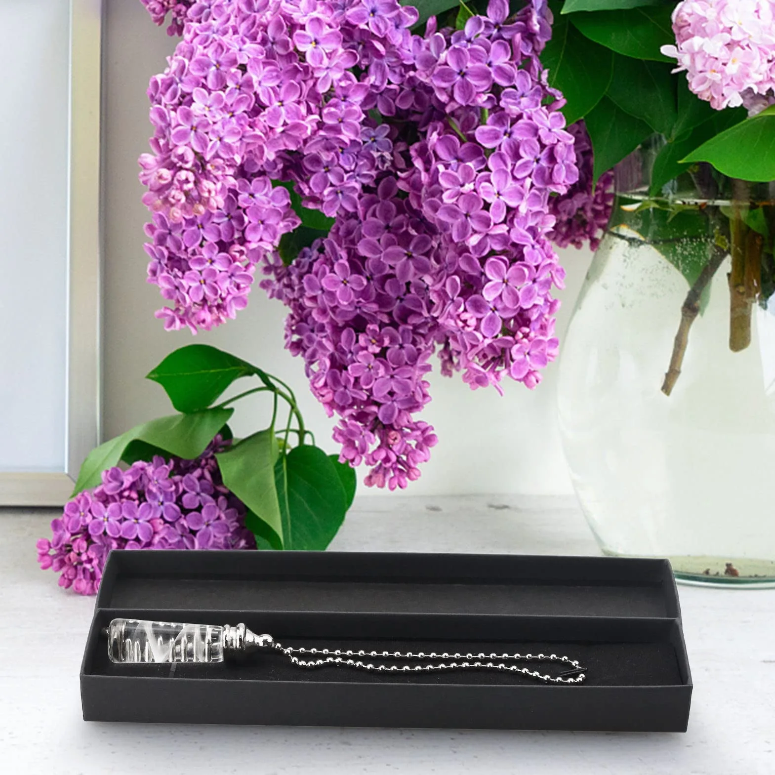 Boîte-cadeau de bijoux en carton rectangulaire avec éponge pour collier bracelet (noir)