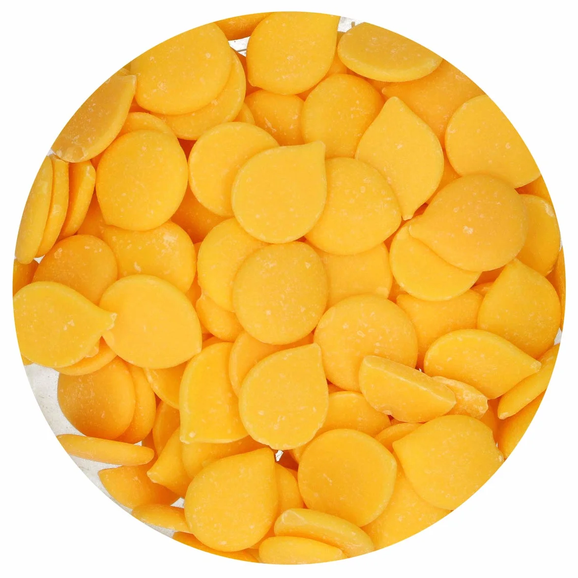 FunCakes Deco Melts Gelb - Trempez, coulez, arrosez et décorez ! Faire fondre brièvement au micro-ondes ou au bain-marie , 250 g