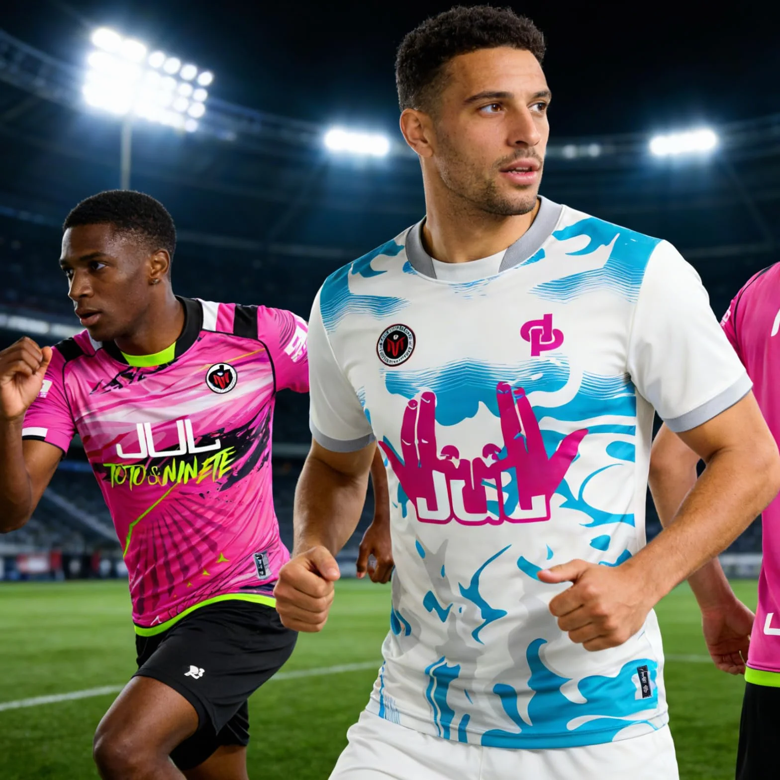 JUL Maillot de Foot T-Shirt Fan Musique Streetwear Impression 3D Haut d'Entraînement
