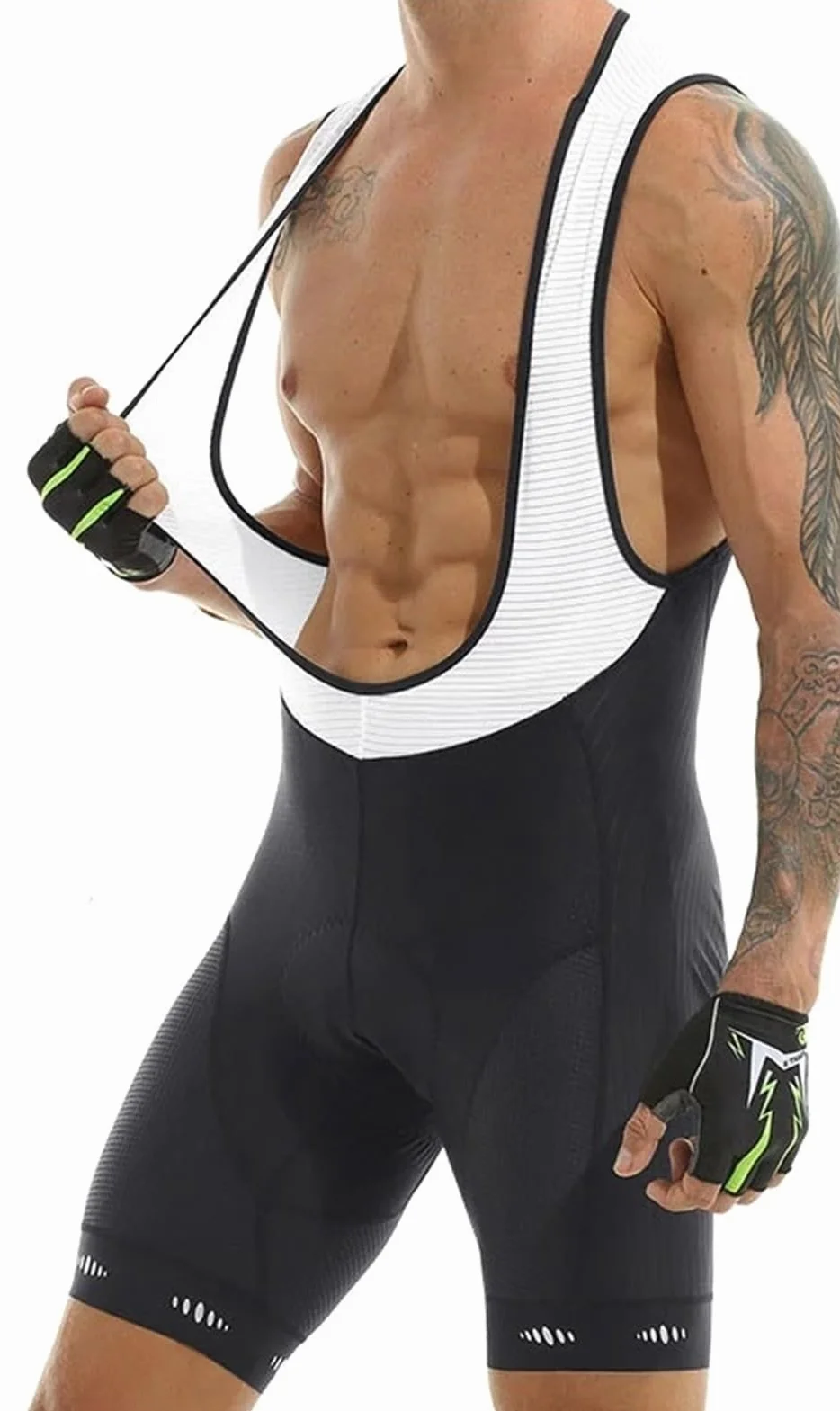 Cuissard à Bretelles Cyclisme Homme Competitive Edition Polyester Séchage Rapide Poche