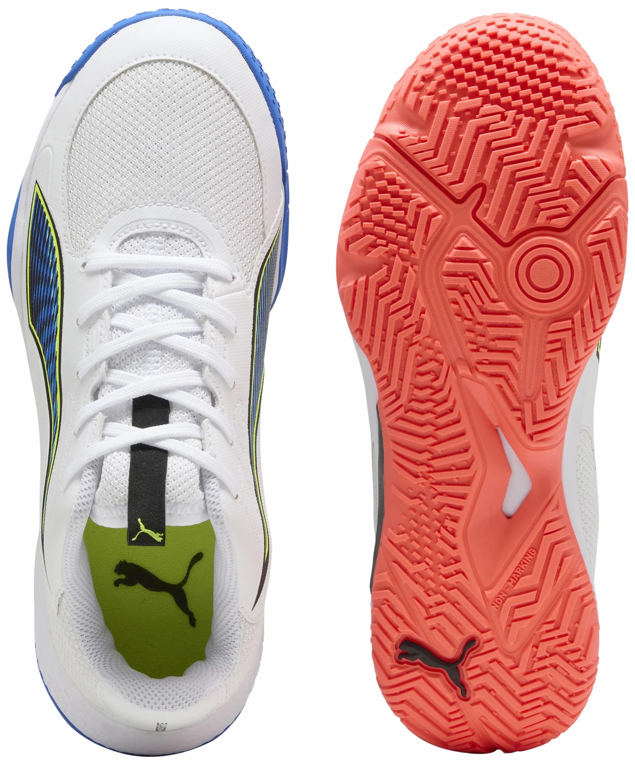 PUMA Accelerate Jr 4 Game on Chaussure de Handball Mixte Enfant