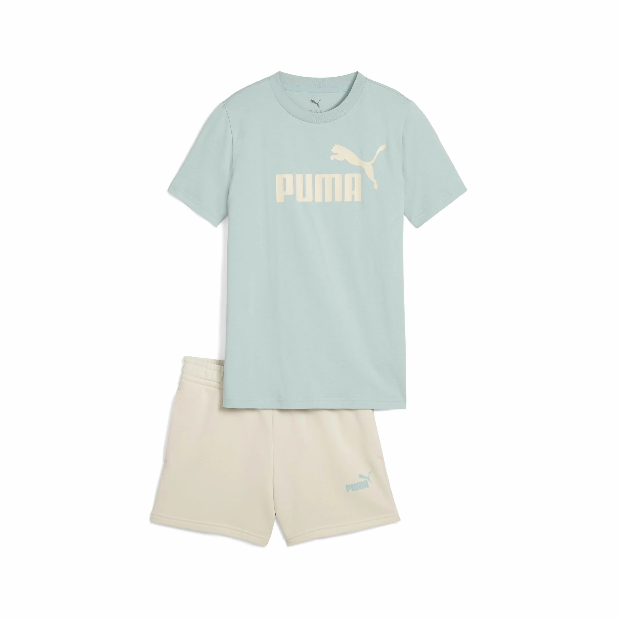PUMA Ensemble Short et T-Shirt Logo N°1 Essentials Enfant Adolescent