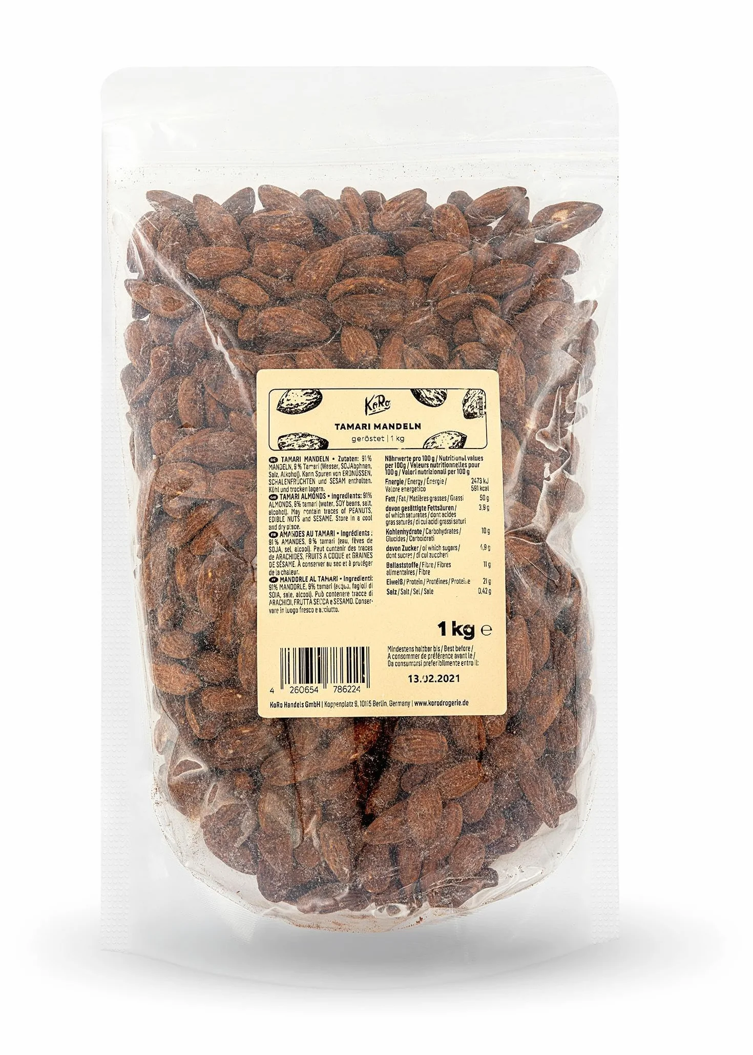 KoRo - Amandes au Tamari -1 kg