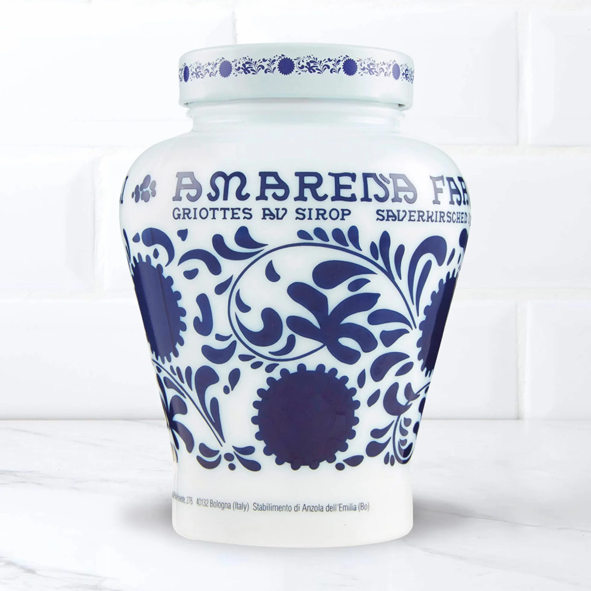 Cerises Amarena Fabbri - Pot traditionnel 600 g. - La référence des cerises Amarena en Italie depuis 1915. l'ingrédient parfait pour sublimer toutes les préparations sucrées et salées