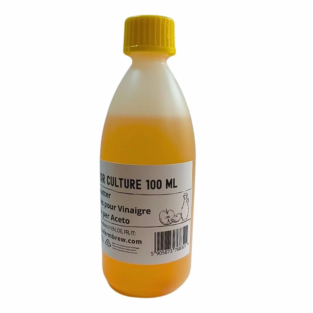 Mère de vinaigre 100 ml, Bactéries acétiques pour fermentation, Culture de fermentation maison, Acetobacter